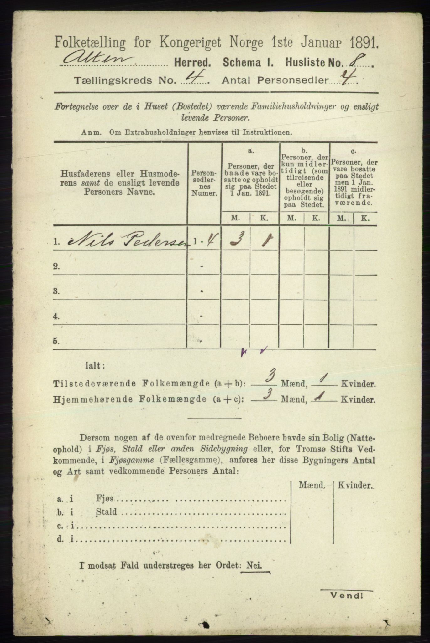 RA, 1891 census for 2012 Alta, 1891, p. 1318