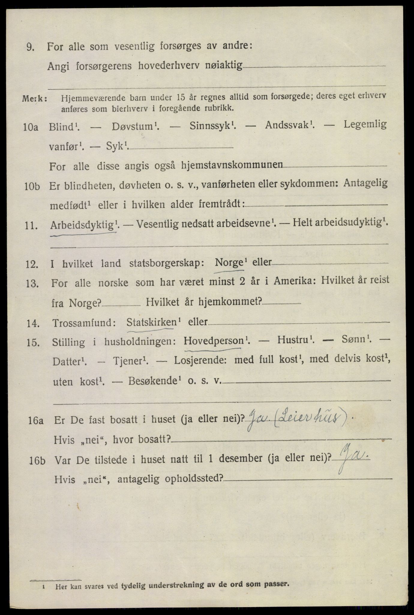 SAKO, 1920 census for Sem, 1920, p. 10352
