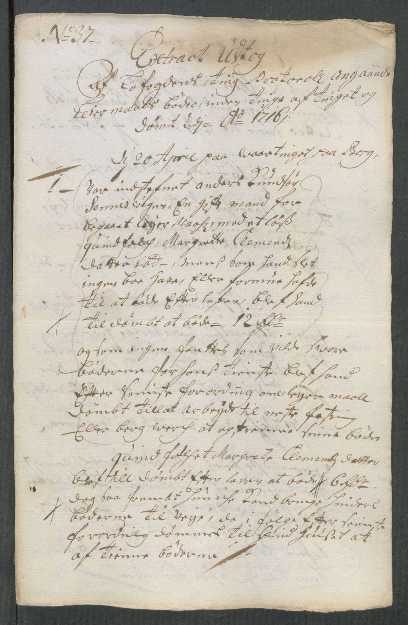 Rentekammeret inntil 1814, Reviderte regnskaper, Fogderegnskap, AV/RA-EA-4092/R67/L4682: Fogderegnskap Vesterålen, Andenes og Lofoten, 1716, p. 209