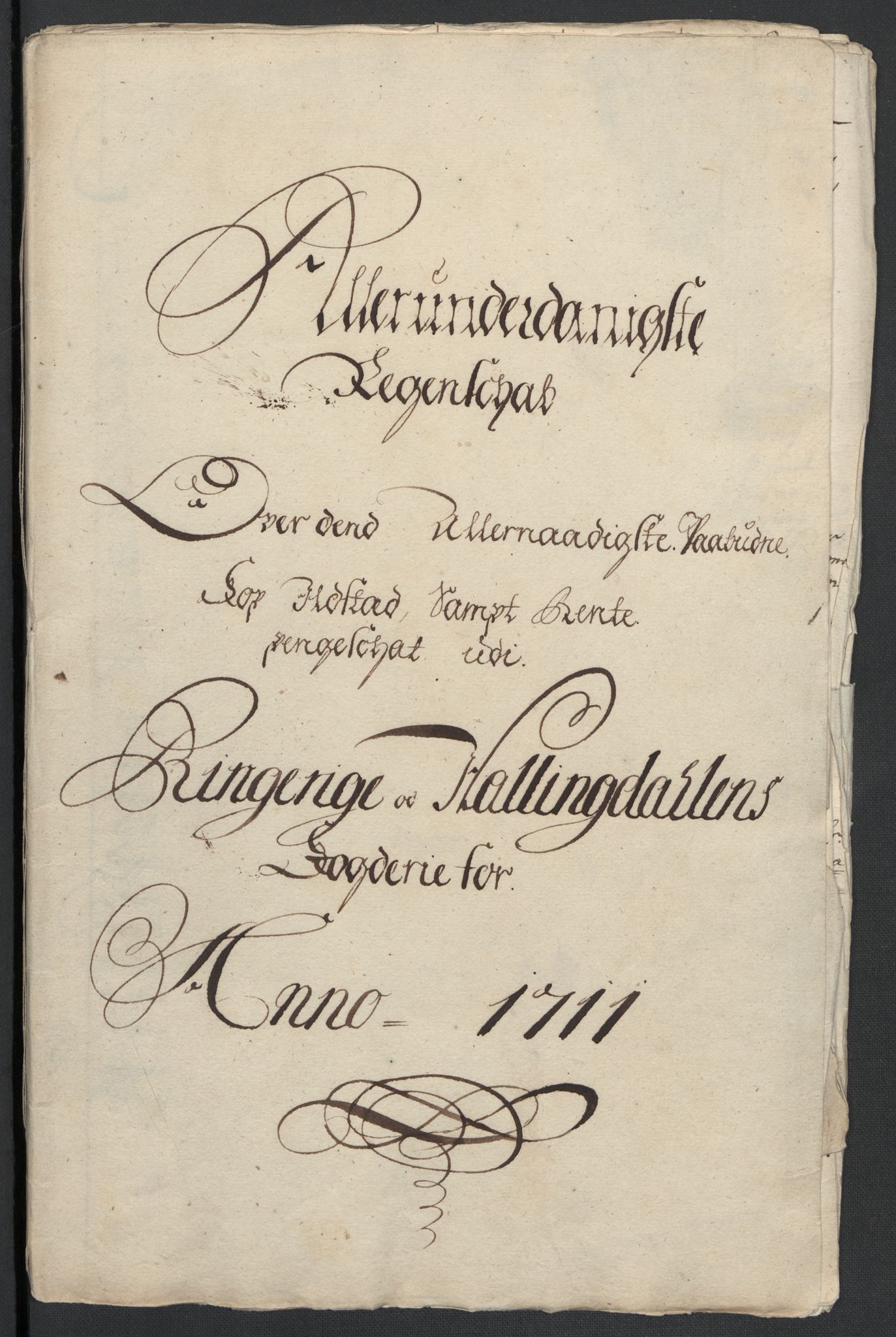 Rentekammeret inntil 1814, Reviderte regnskaper, Fogderegnskap, RA/EA-4092/R23/L1469: Fogderegnskap Ringerike og Hallingdal, 1711, p. 125