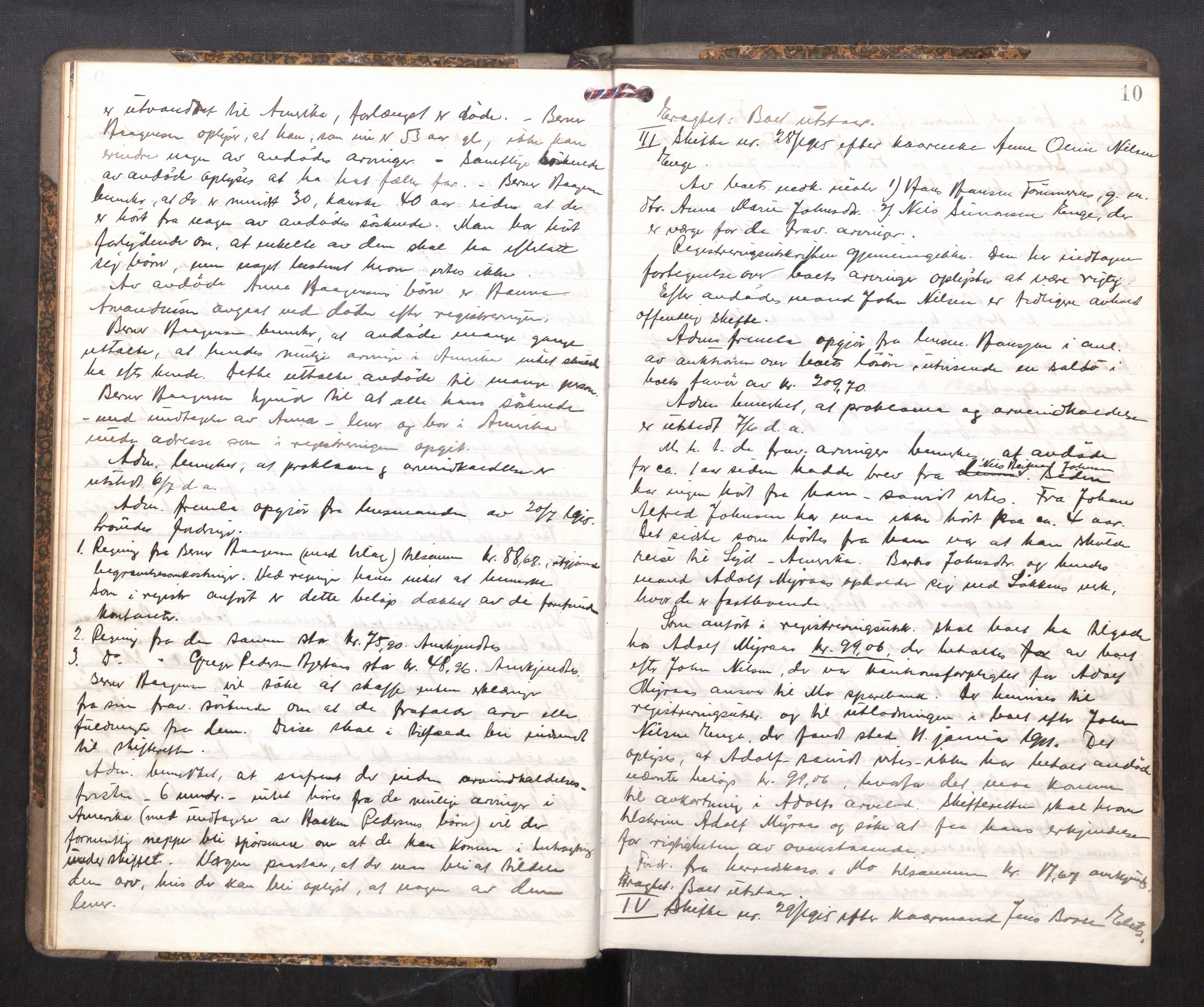 Rana sorenskriveri , AV/SAT-A-1108/1/3/3B/L0010: Skiftebehandlingsprotokoll, 1915-1918, p. 10