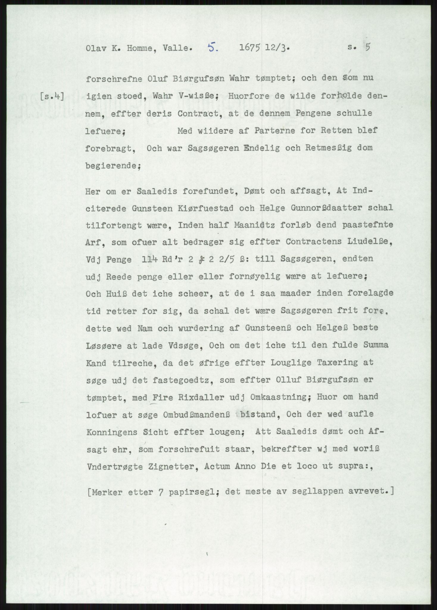 Samlinger til kildeutgivelse, Diplomavskriftsamlingen, AV/RA-EA-4053/H/Ha, p. 2480