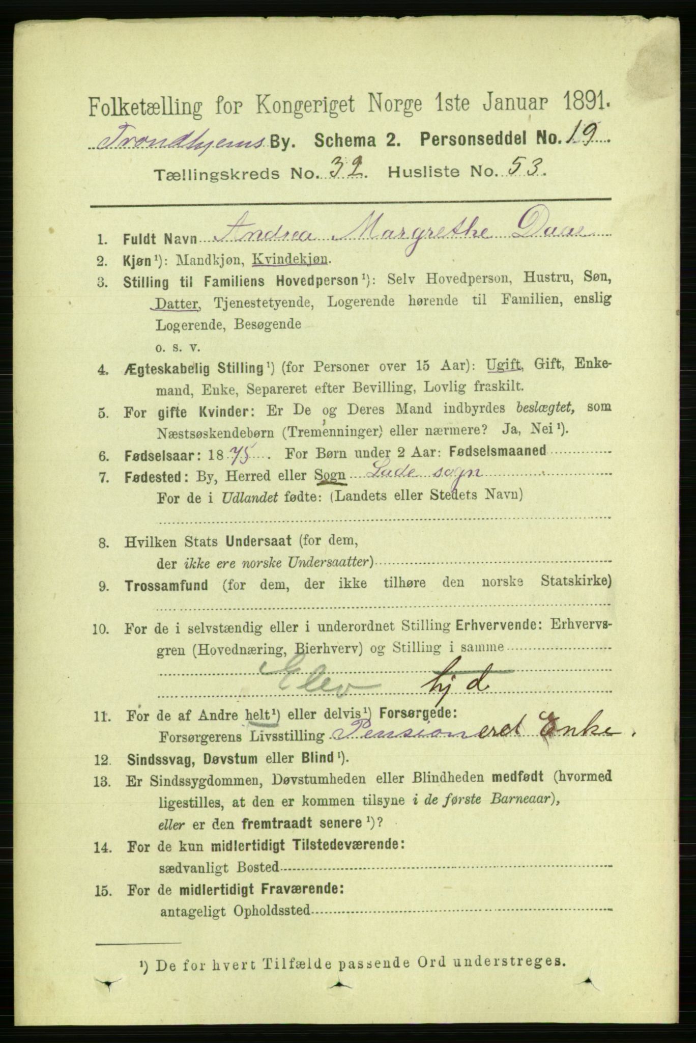 RA, 1891 census for 1601 Trondheim, 1891, p. 24752