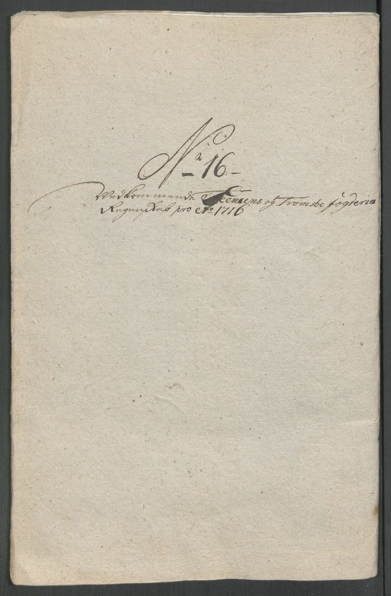 Rentekammeret inntil 1814, Reviderte regnskaper, Fogderegnskap, AV/RA-EA-4092/R68/L4762: Fogderegnskap Senja og Troms, 1716, p. 158