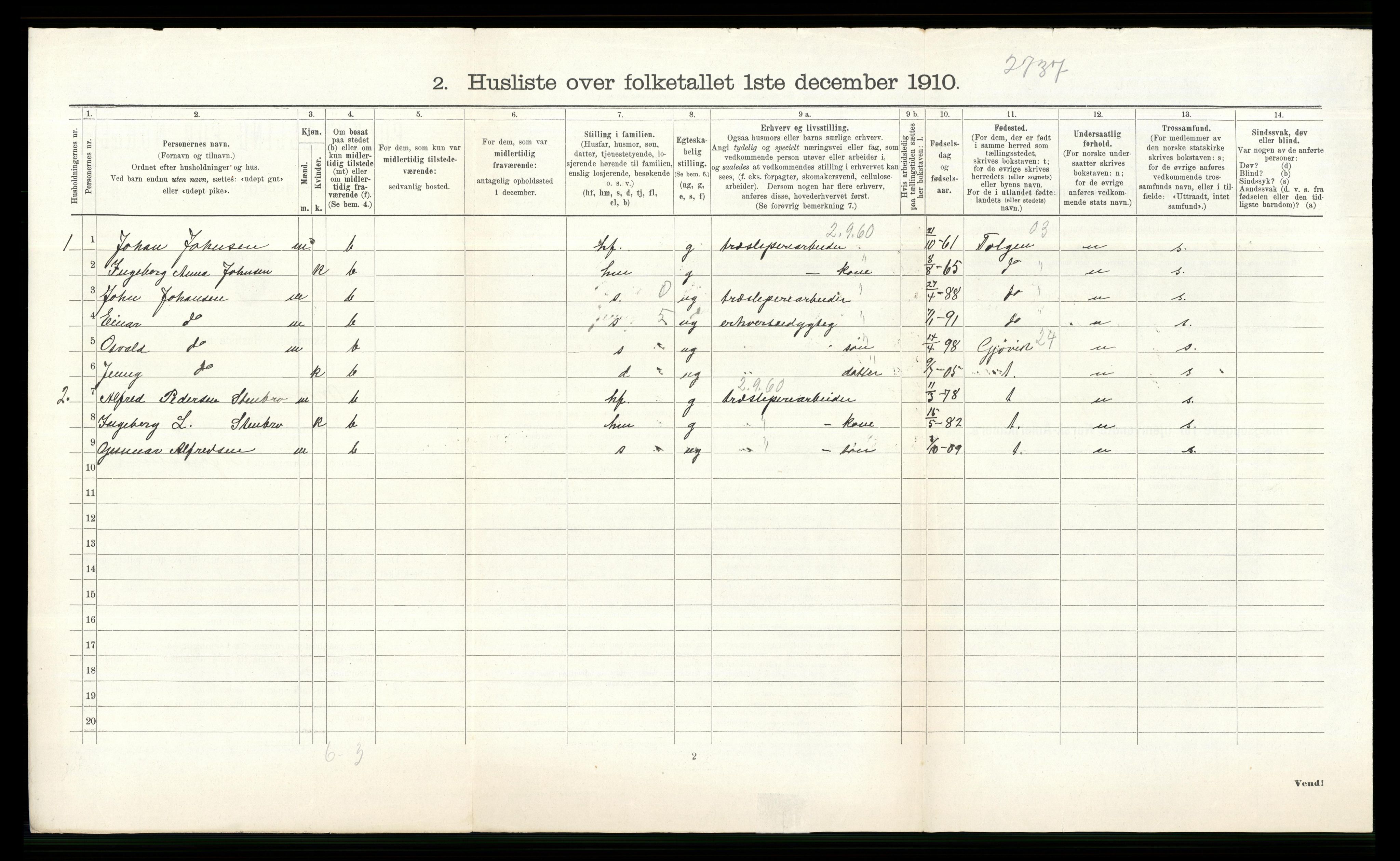 RA, 1910 census for Modum, 1910, p. 1165