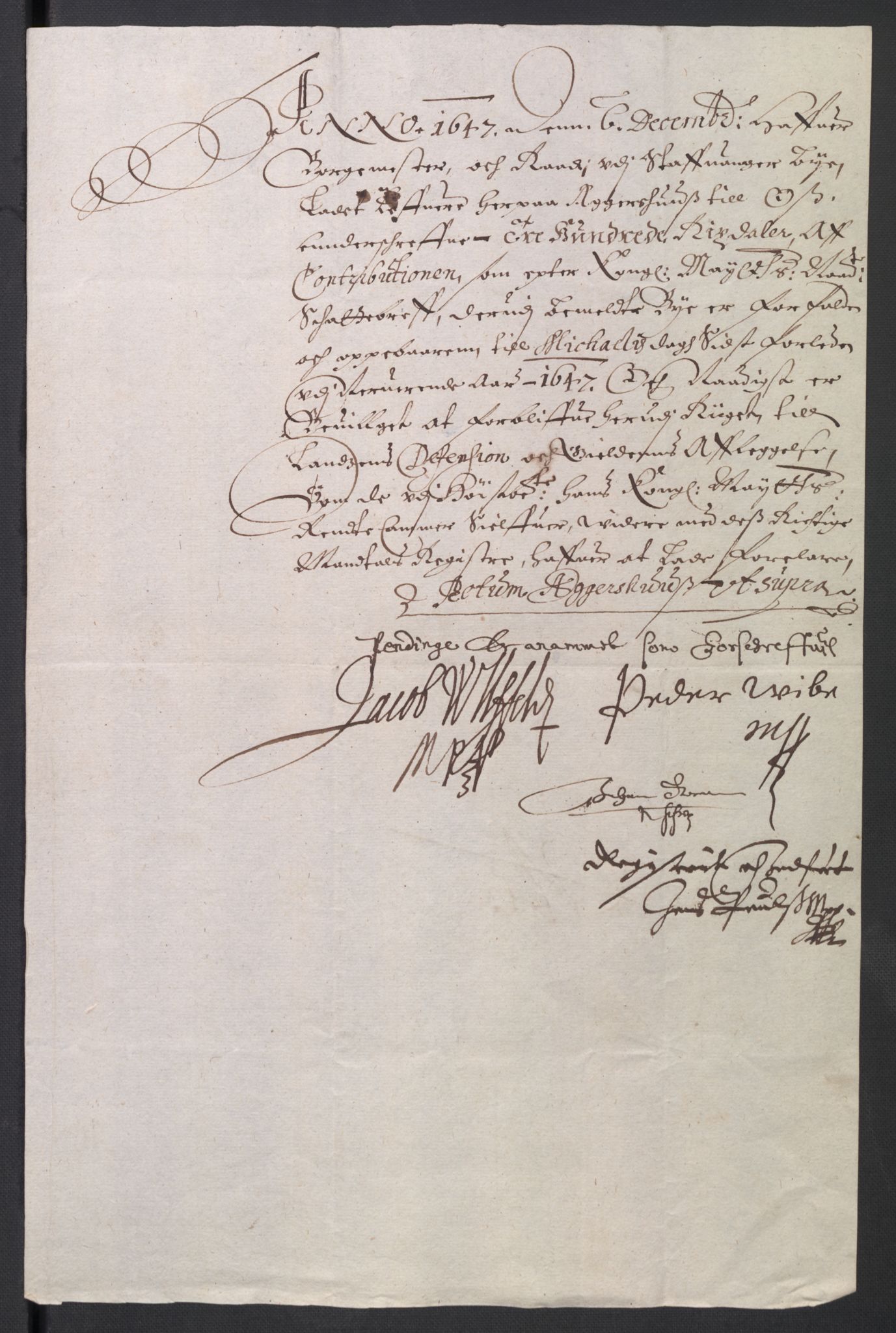 Rentekammeret inntil 1814, Reviderte regnskaper, Byregnskaper, AV/RA-EA-4066/R/Ro/L0299: [O2] By- og kontribusjonsregnskap, 1639-1661, p. 248