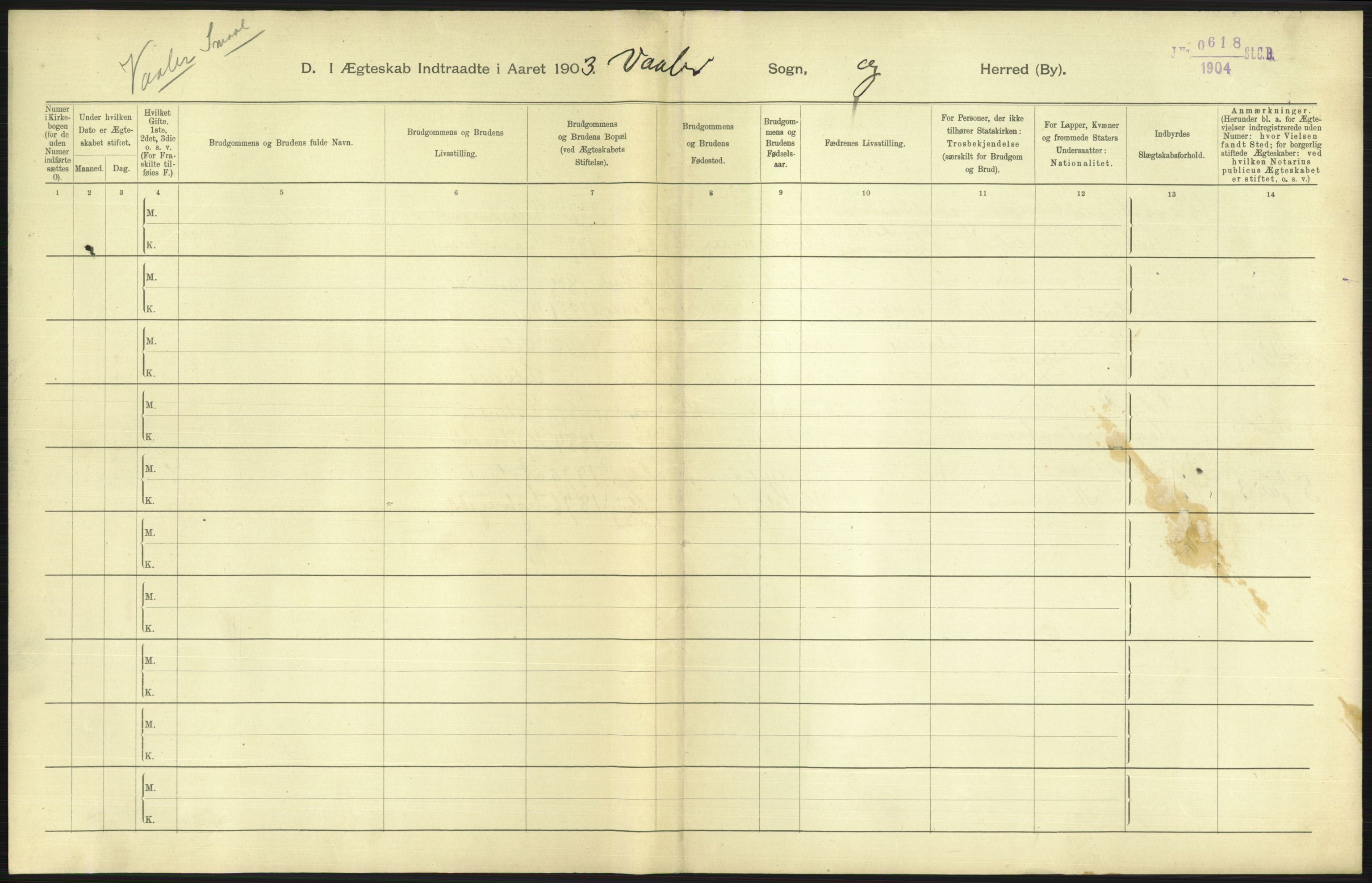 Statistisk sentralbyrå, Sosiodemografiske emner, Befolkning, AV/RA-S-2228/D/Df/Dfa/Dfaa/L0001: Smålenenes amt: Fødte, gifte, døde, 1903, p. 503