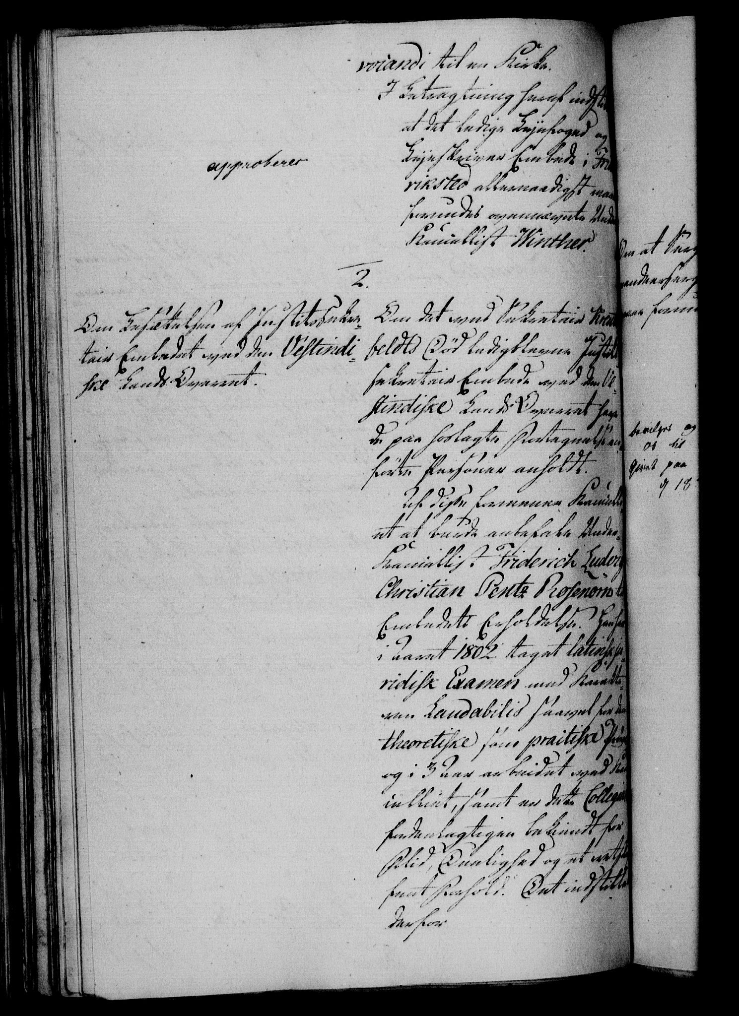 Danske Kanselli 1800-1814, AV/RA-EA-3024/H/Hf/Hfa/Hfaa/L0006: Ekstrakt av forestillinger, 1805