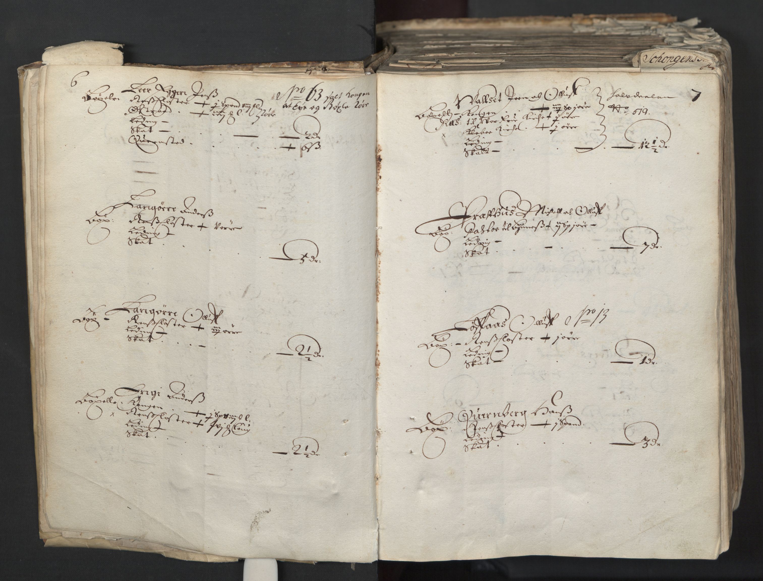Rentekammeret inntil 1814, Realistisk ordnet avdeling, RA/EA-4070/L/L0027: Trondheim lagdømme:, 1661, p. 6-7
