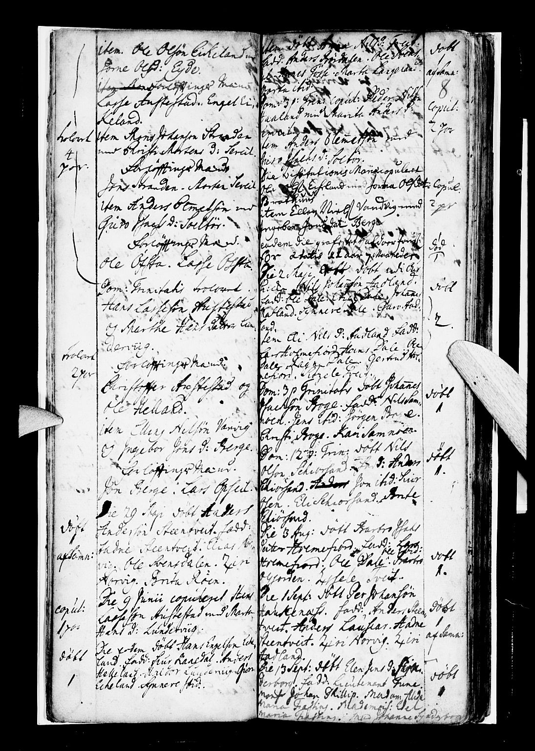 Os sokneprestembete, AV/SAB-A-99929: Parish register (official) no. A 7, 1723-1760, p. 8