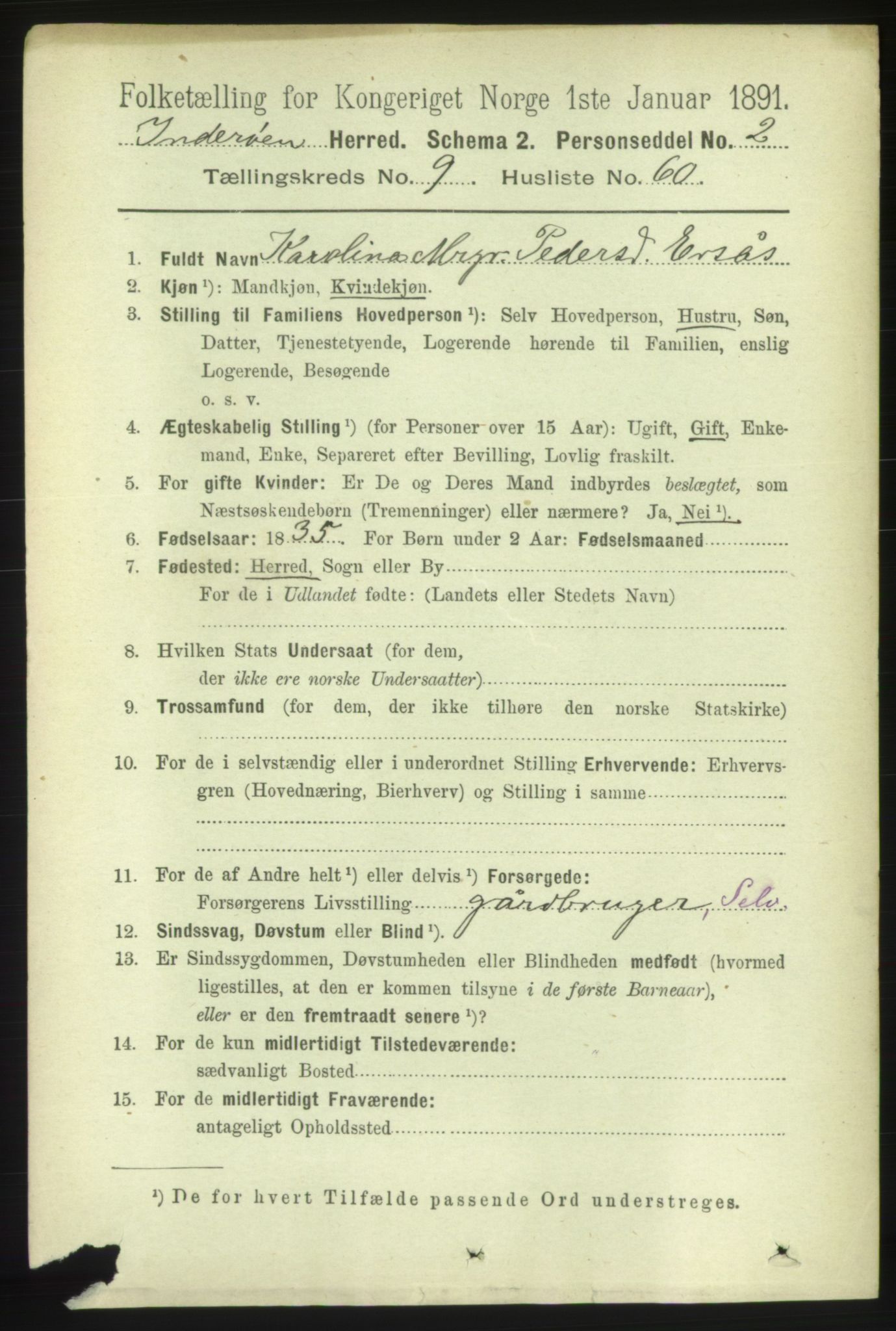 RA, 1891 census for 1729 Inderøy, 1891, p. 5460