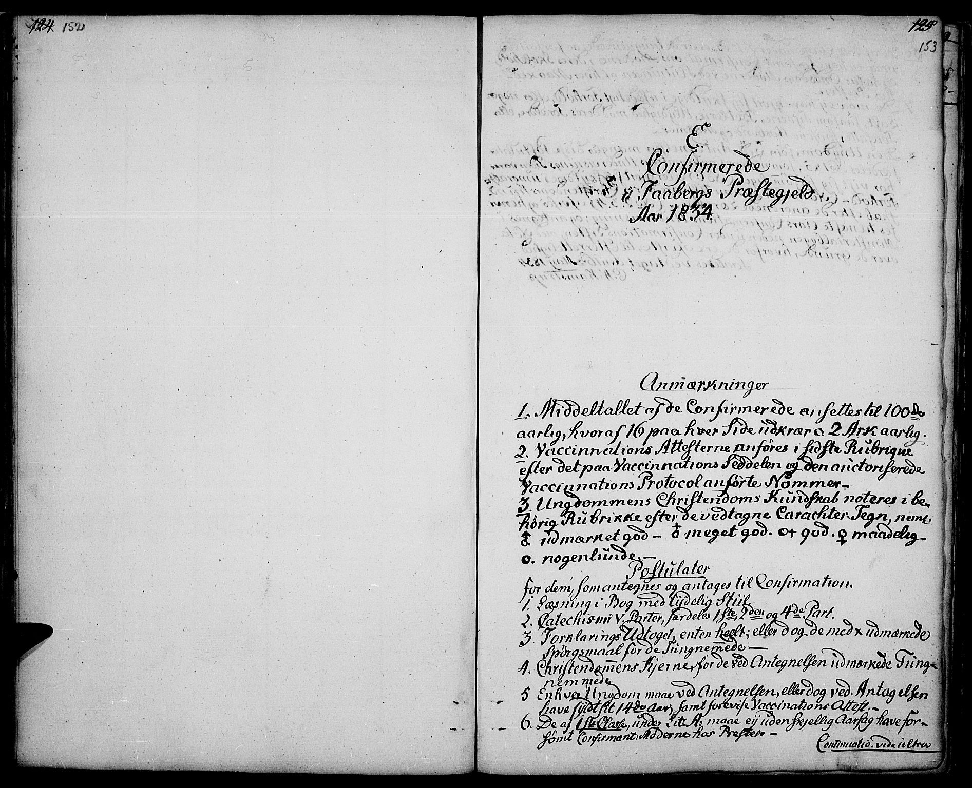 Fåberg prestekontor, SAH/PREST-086/H/Ha/Haa/L0004: Parish register (official) no. 4, 1833-1837, p. 152-153