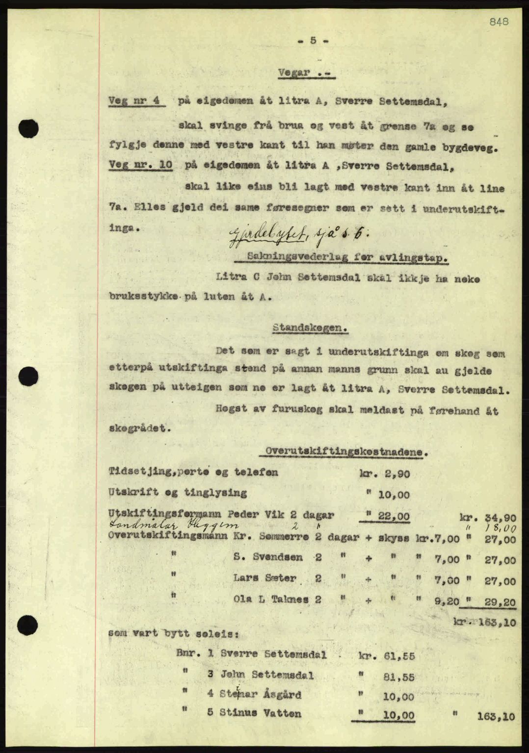 Nordmøre sorenskriveri, AV/SAT-A-4132/1/2/2Ca: Mortgage book no. A82, 1937-1938, Diary no: : 3171/1937