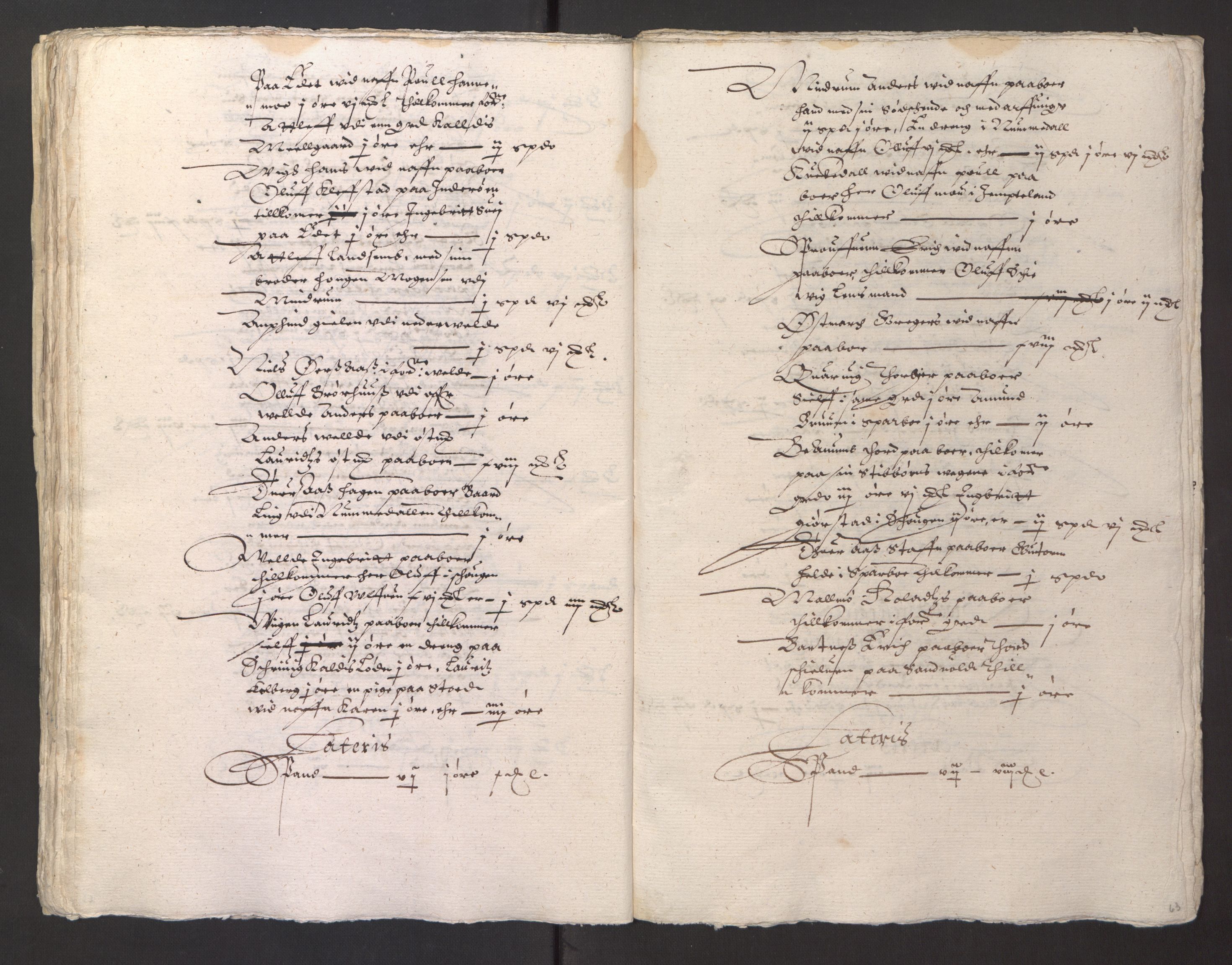 Stattholderembetet 1572-1771, AV/RA-EA-2870/Ek/L0013/0001: Jordebøker til utlikning av rosstjeneste 1624-1626: / Odelsjordebøker for Trondheim len, 1624-1625, p. 66