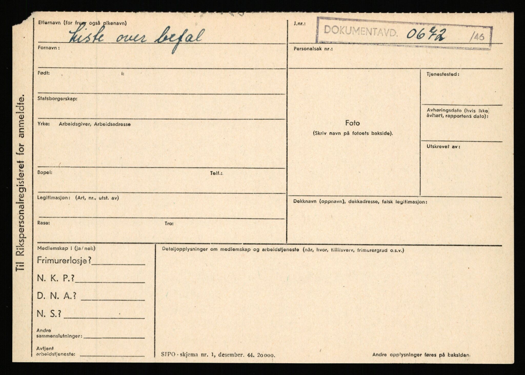 Statspolitiet - Hovedkontoret / Osloavdelingen, AV/RA-S-1329/C/Ca/L0010: Lind - Moksnes, 1943-1945, p. 440