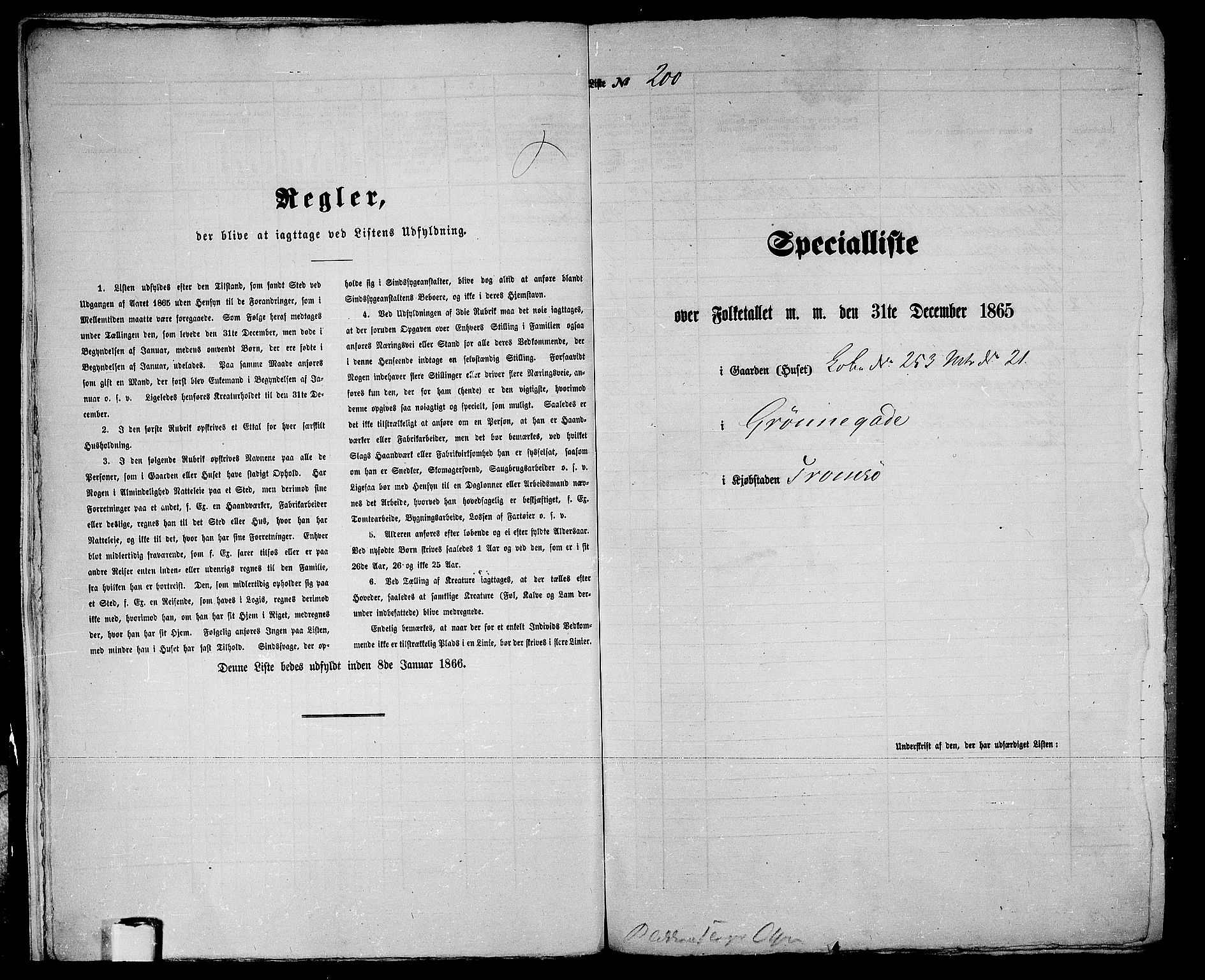 RA, 1865 census for Tromsø, 1865, p. 416