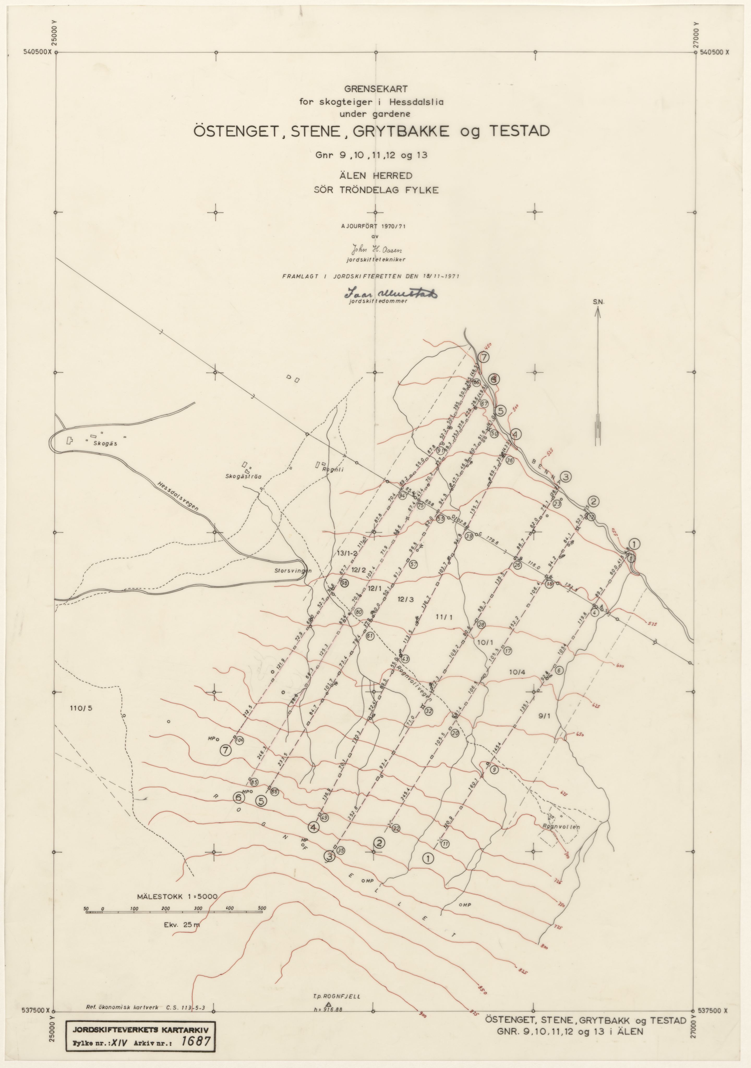 Jordskifteverkets kartarkiv, AV/RA-S-3929/T, 1859-1988, p. 2646