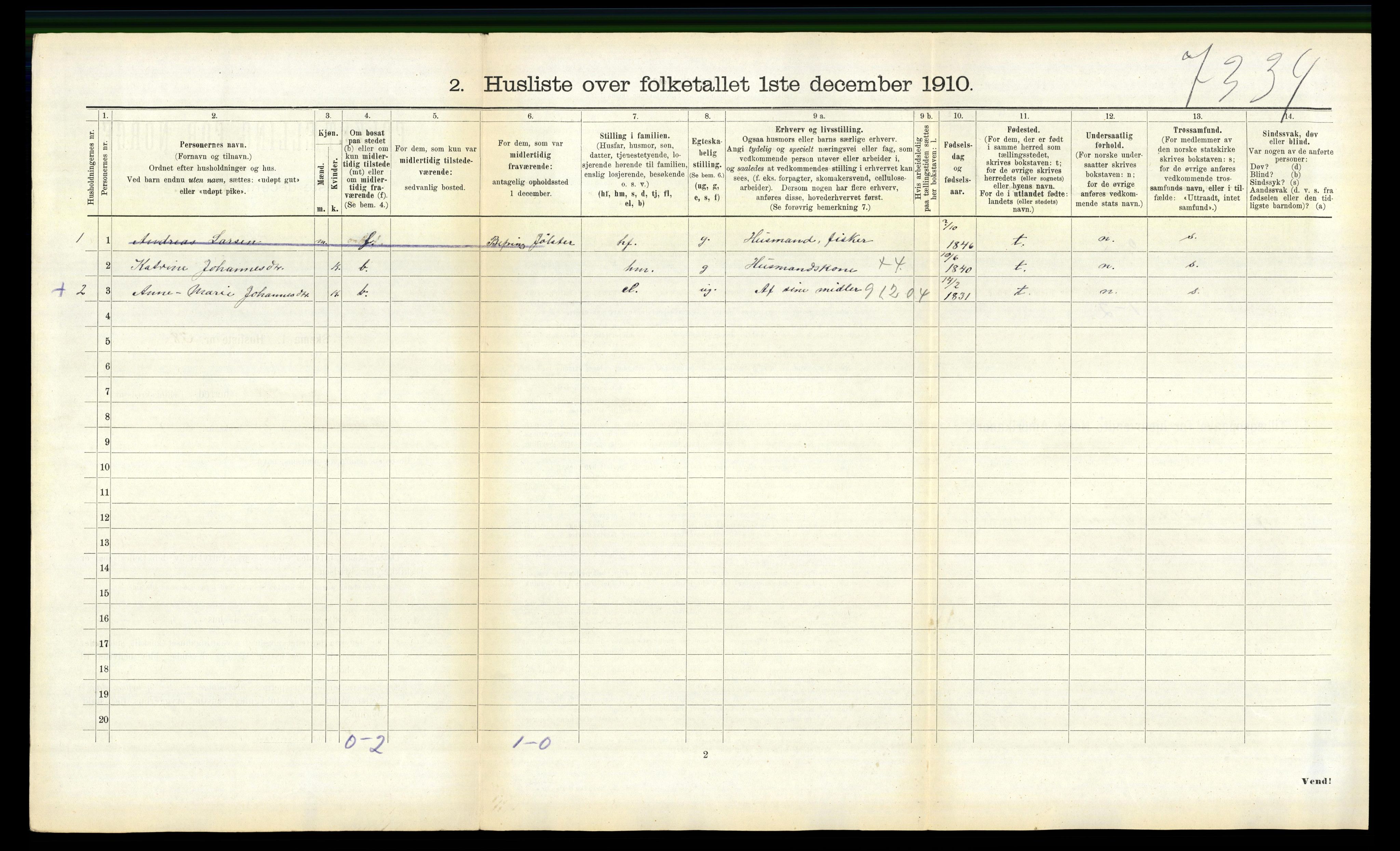 RA, 1910 census for Jølster, 1910, p. 369