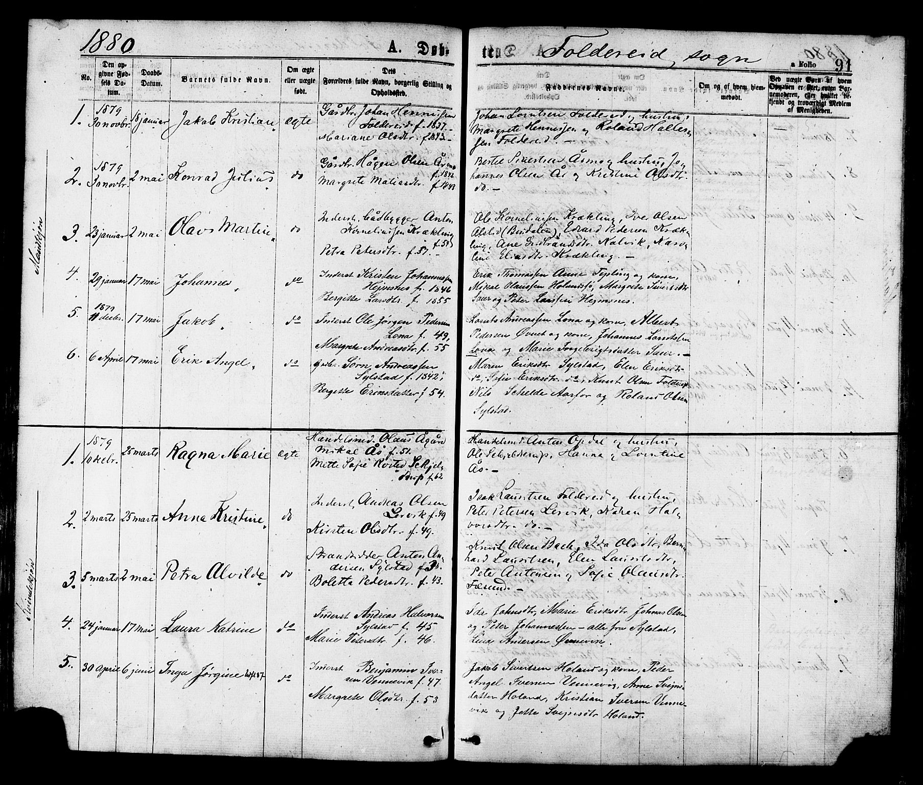 Ministerialprotokoller, klokkerbøker og fødselsregistre - Nord-Trøndelag, SAT/A-1458/780/L0642: Parish register (official) no. 780A07 /2, 1878-1885, p. 91