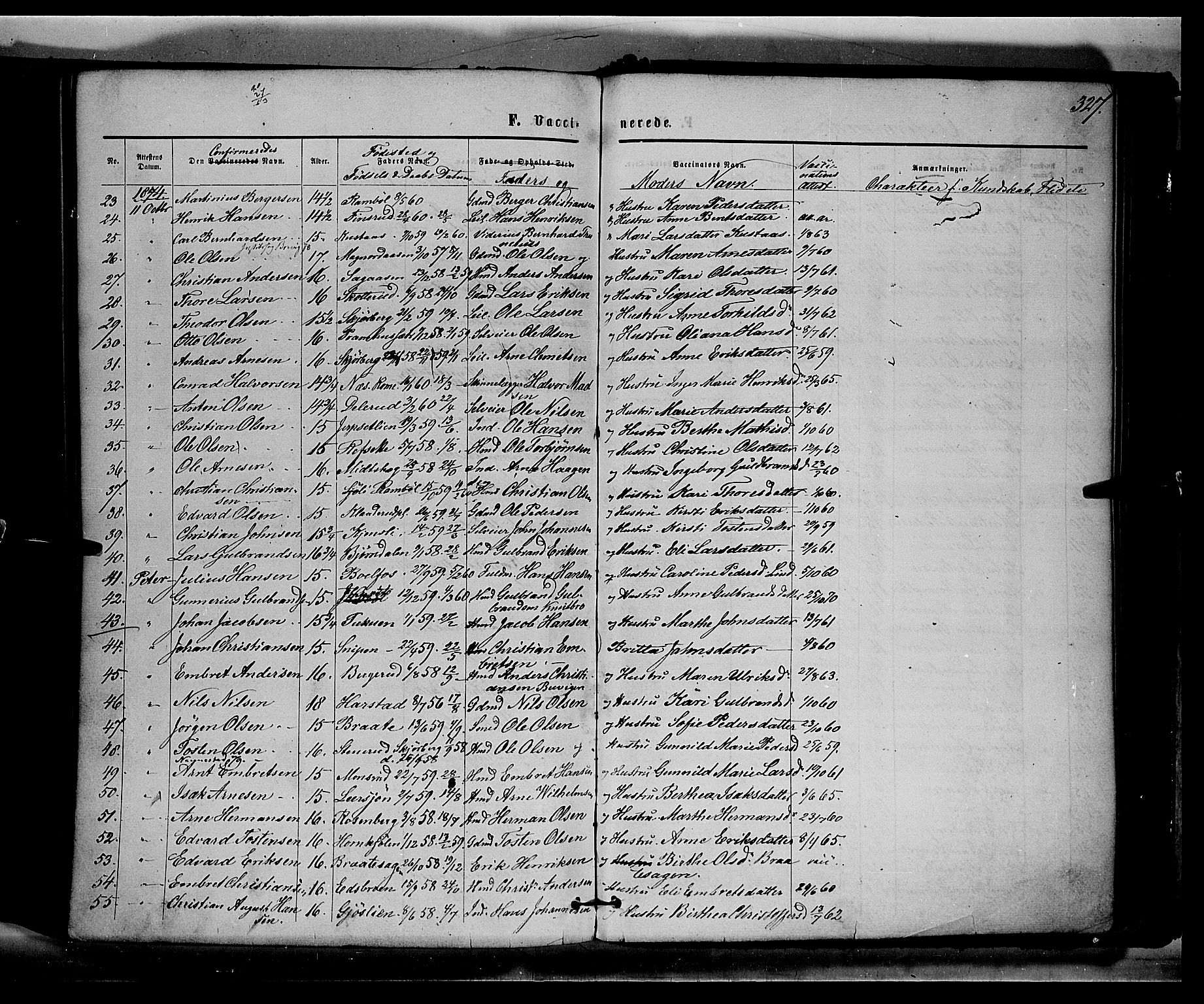 Eidskog prestekontor, AV/SAH-PREST-026/H/Ha/Haa/L0002: Parish register (official) no. 2, 1867-1878, p. 327