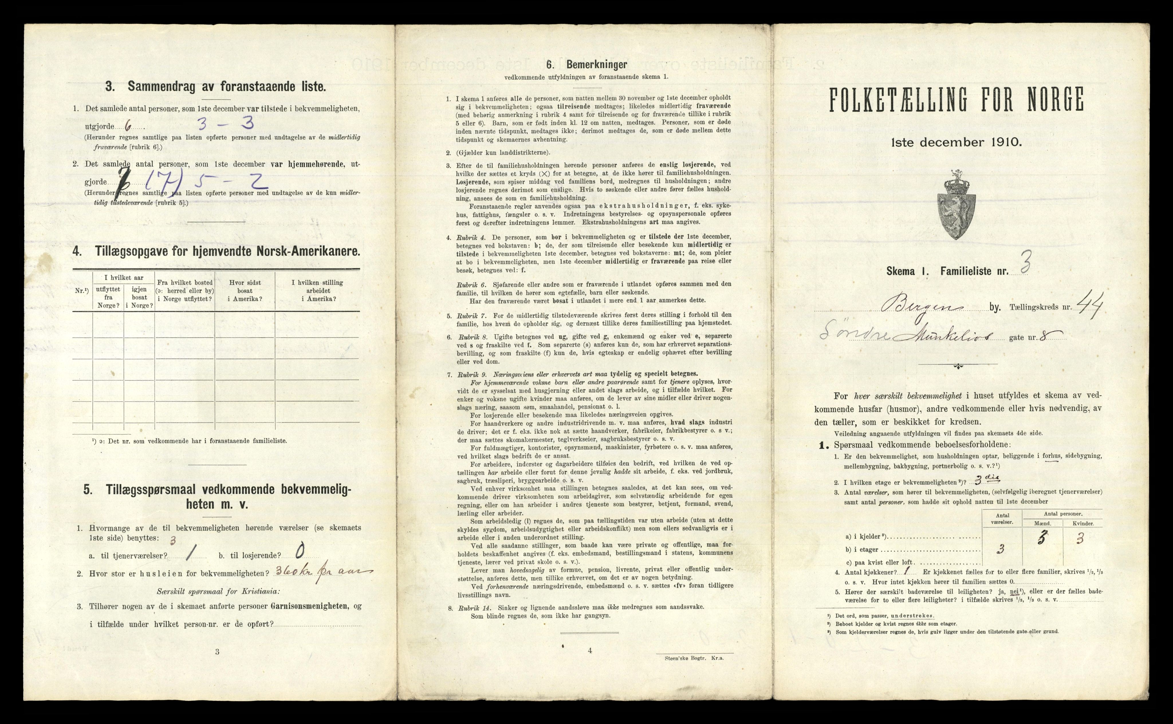 RA, 1910 census for Bergen, 1910, p. 15247