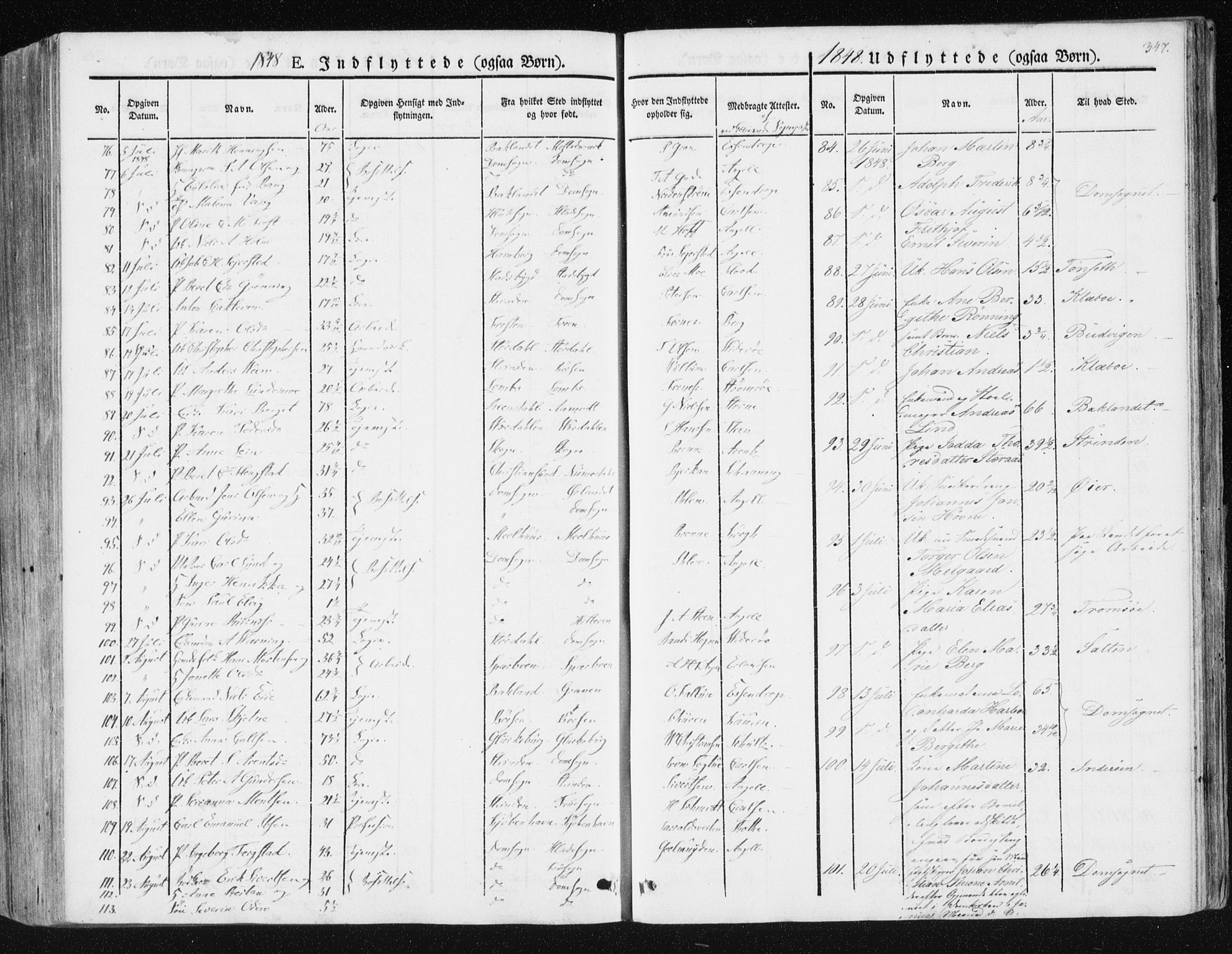 Ministerialprotokoller, klokkerbøker og fødselsregistre - Sør-Trøndelag, AV/SAT-A-1456/602/L0110: Parish register (official) no. 602A08, 1840-1854, p. 347