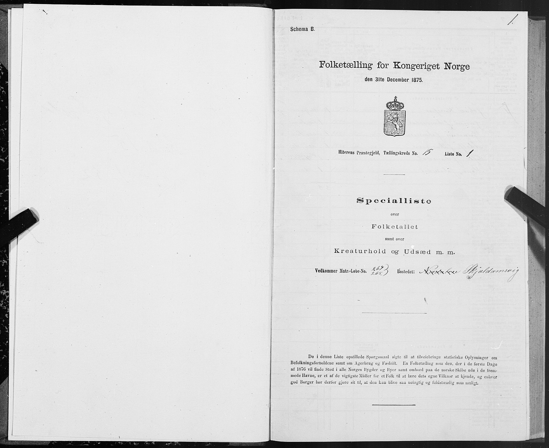 SAT, 1875 census for 1617P Hitra, 1875, p. 8001