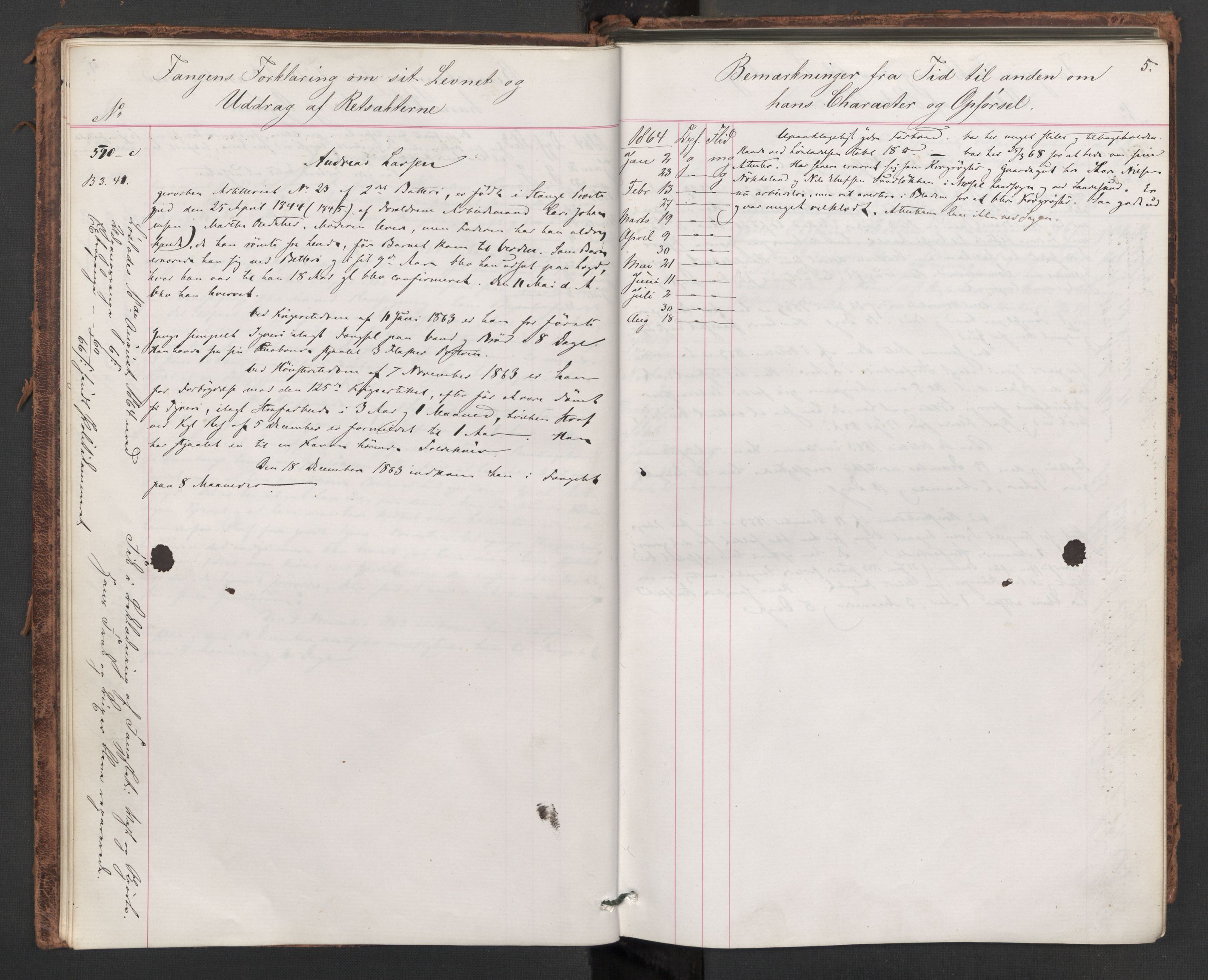 Botsfengslet, AV/RA-S-1539/D/Db/Dbb/L0009: 586c - 916c, 1863-1865, p. 5