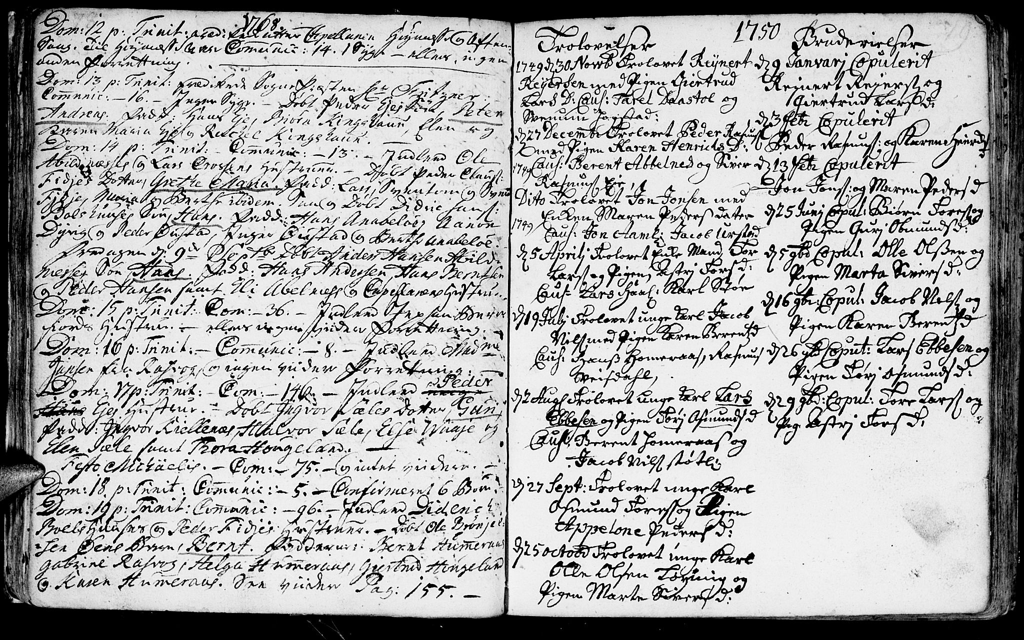 Flekkefjord sokneprestkontor, SAK/1111-0012/F/Fa/Fab/L0001: Parish register (official) no. A 1, 1750-1780, p. 78-79