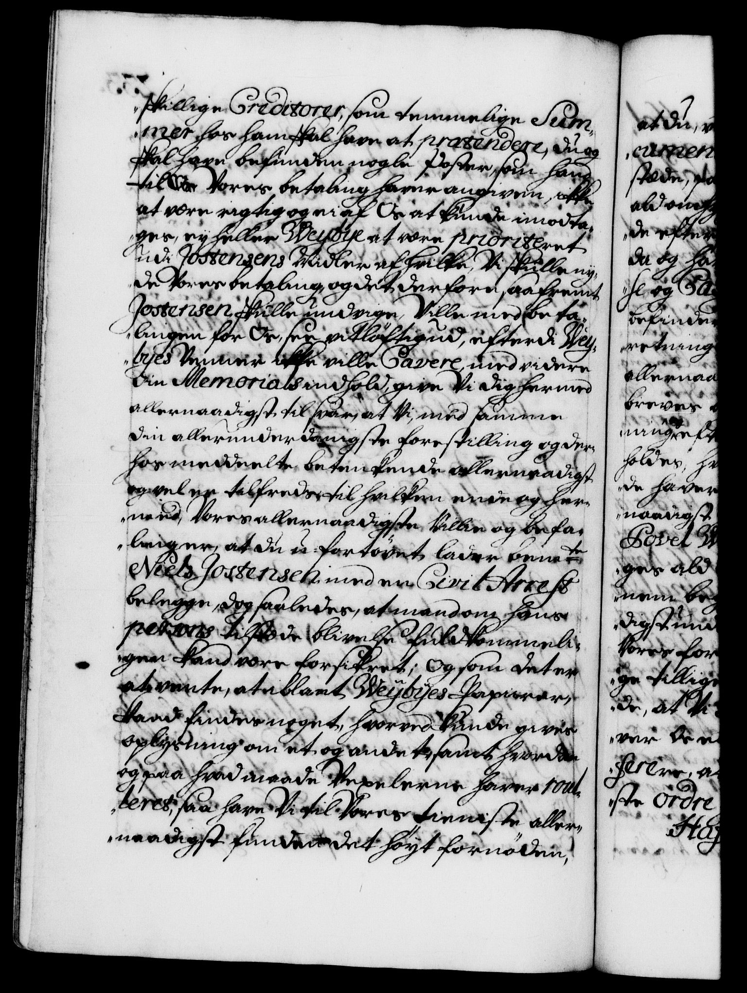 Danske Kanselli 1572-1799, RA/EA-3023/F/Fc/Fca/Fcab/L0022: Norske tegnelser, 1722-1724, p. 233b