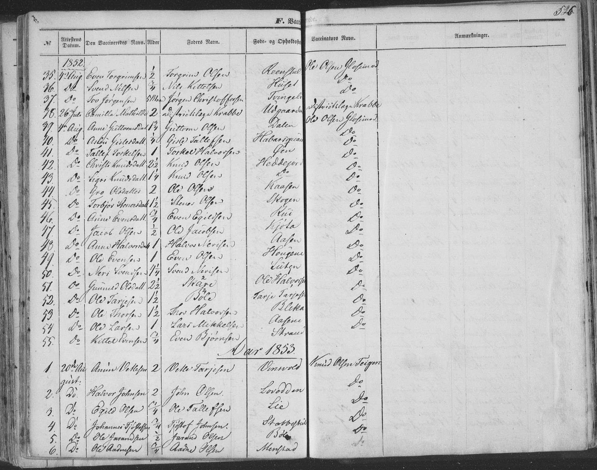 Seljord kirkebøker, SAKO/A-20/F/Fa/L012b: Parish register (official) no. I 12B, 1850-1865, p. 526