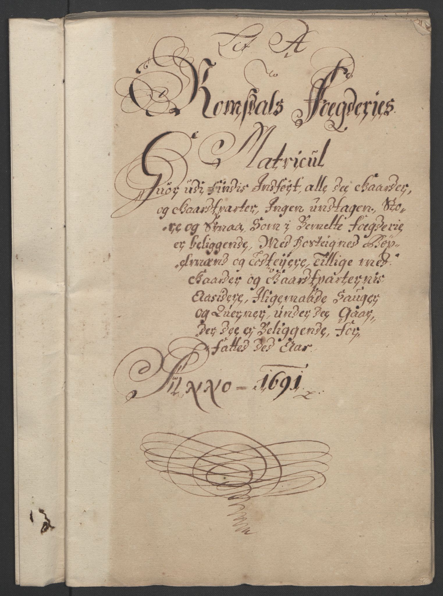 Rentekammeret inntil 1814, Reviderte regnskaper, Fogderegnskap, RA/EA-4092/R55/L3649: Fogderegnskap Romsdal, 1690-1691, p. 199