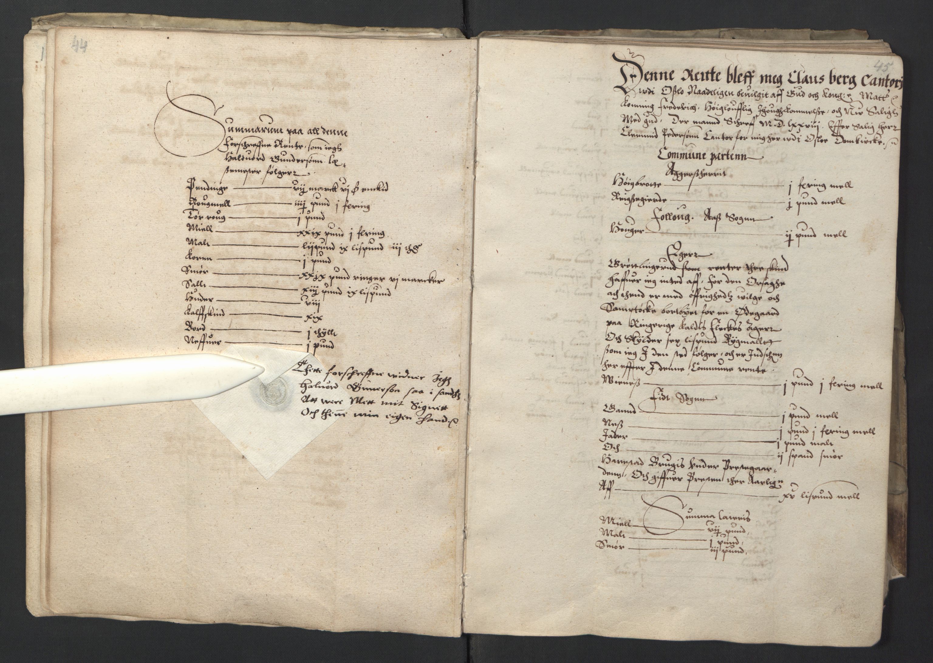 Stattholderembetet 1572-1771, AV/RA-EA-2870/Ek/L0001/0001: Jordebøker før 1624 og til utligning av garnisonsskatt 1624-1626: / Jordebok for Oslo kapitel, 1595, p. 28