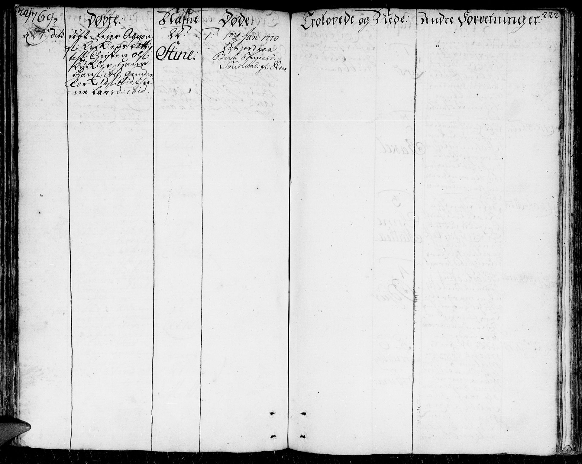 Herad sokneprestkontor, AV/SAK-1111-0018/F/Fa/Faa/L0001: Parish register (official) no. A 1 /1, 1768-1799, p. 221-222