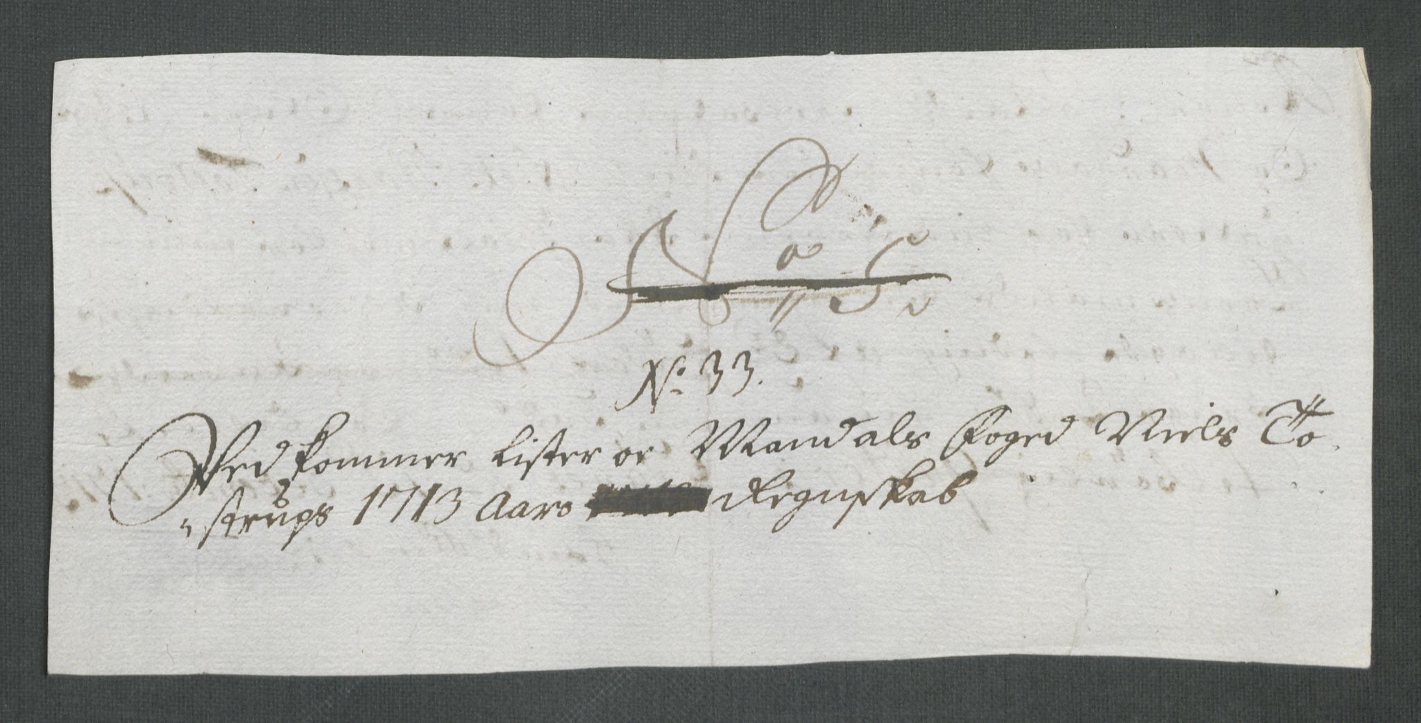 Rentekammeret inntil 1814, Reviderte regnskaper, Fogderegnskap, AV/RA-EA-4092/R43/L2556: Fogderegnskap Lista og Mandal, 1713, p. 456