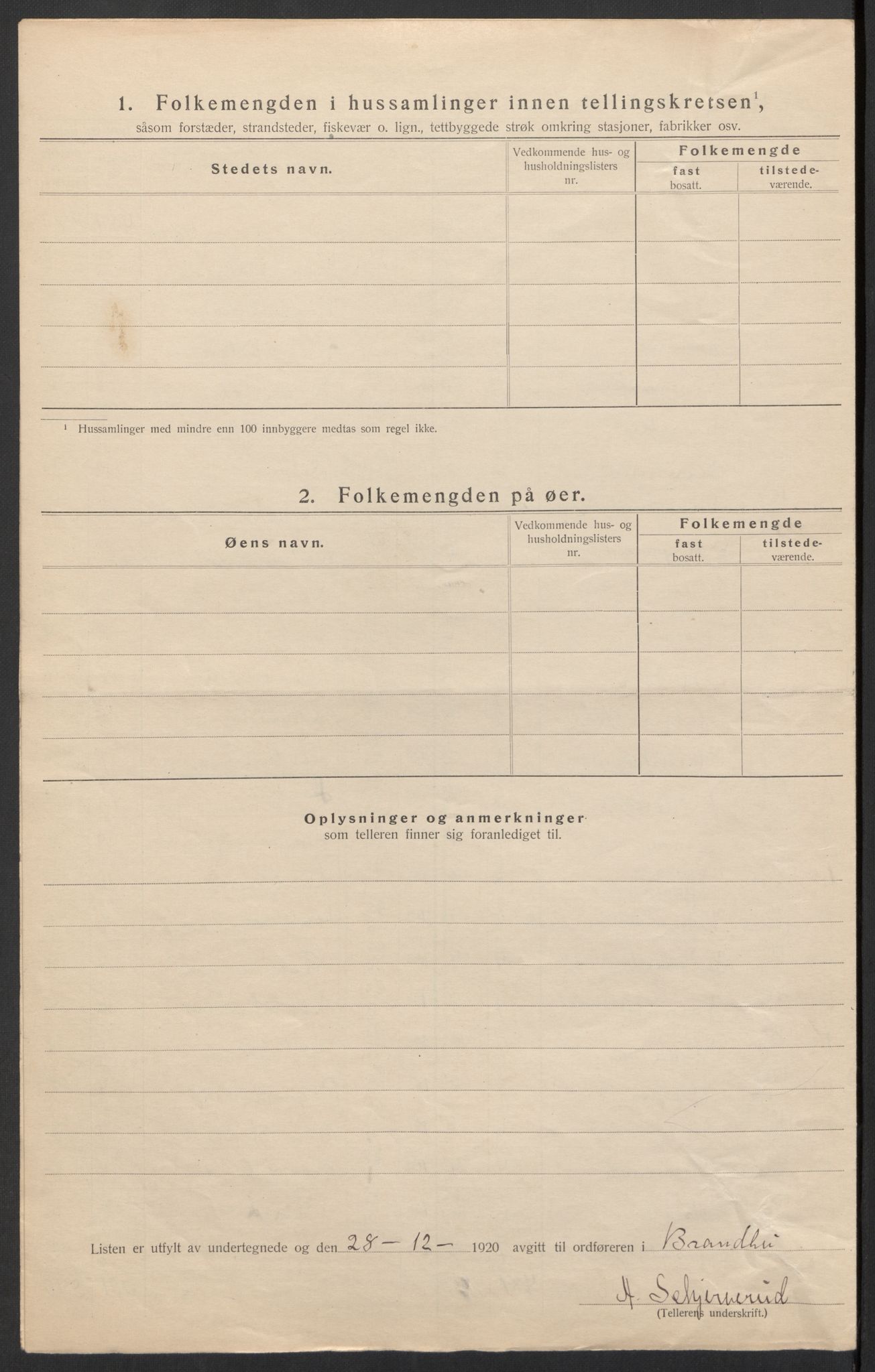 SAH, 1920 census for Brandbu, 1920, p. 29