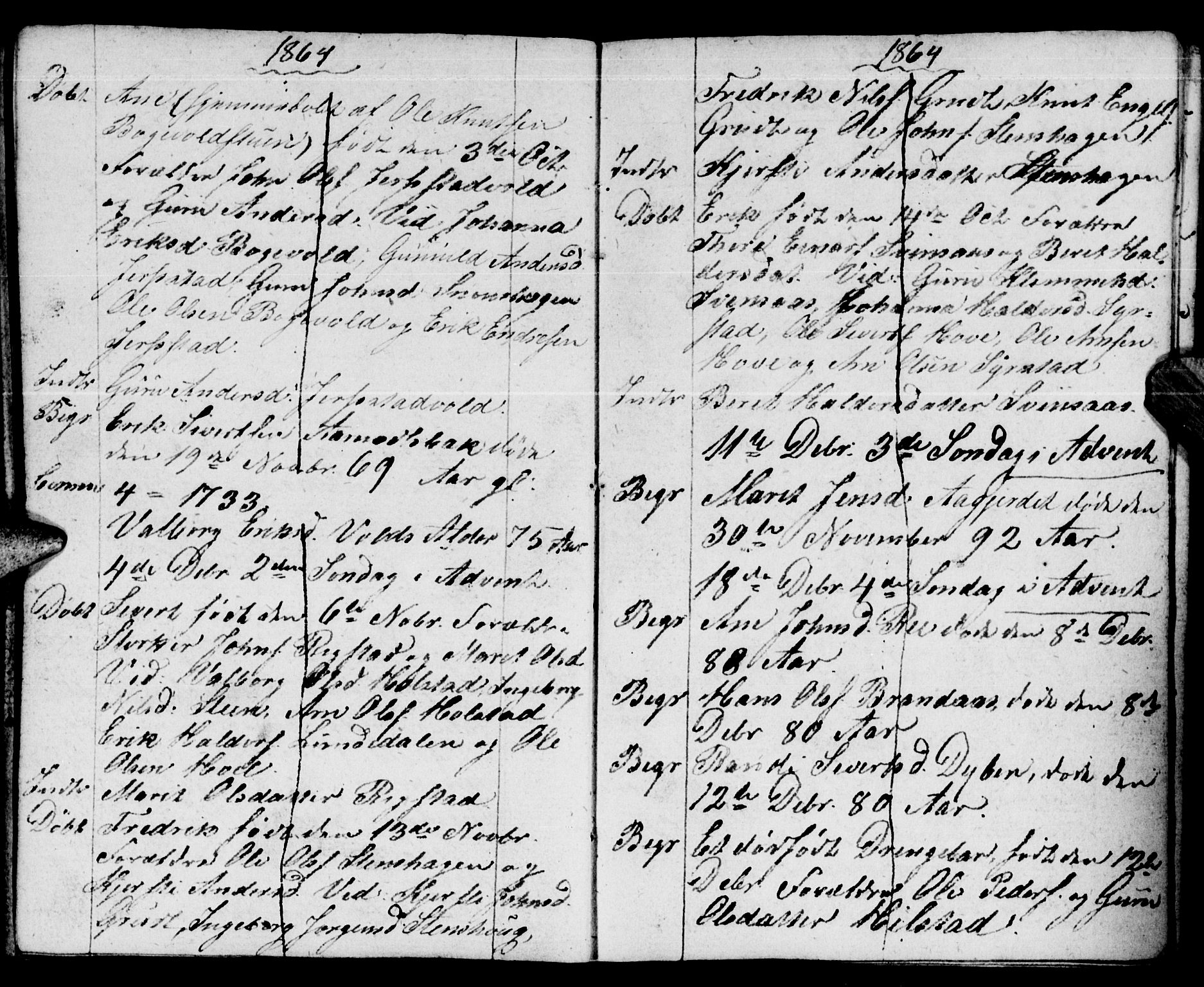 Meldal sokneprestkontor, AV/SAT-A-1123/1/I/I1/I1f/L0008: Parish register draft no. 672I1F, 1827-1866