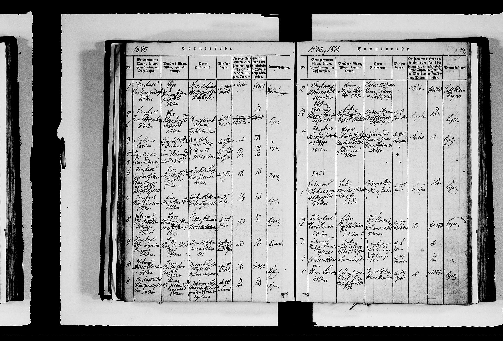 Hobøl prestekontor Kirkebøker, AV/SAO-A-2002/F/Fa/L0002: Parish register (official) no. I 2, 1814-1841, p. 199