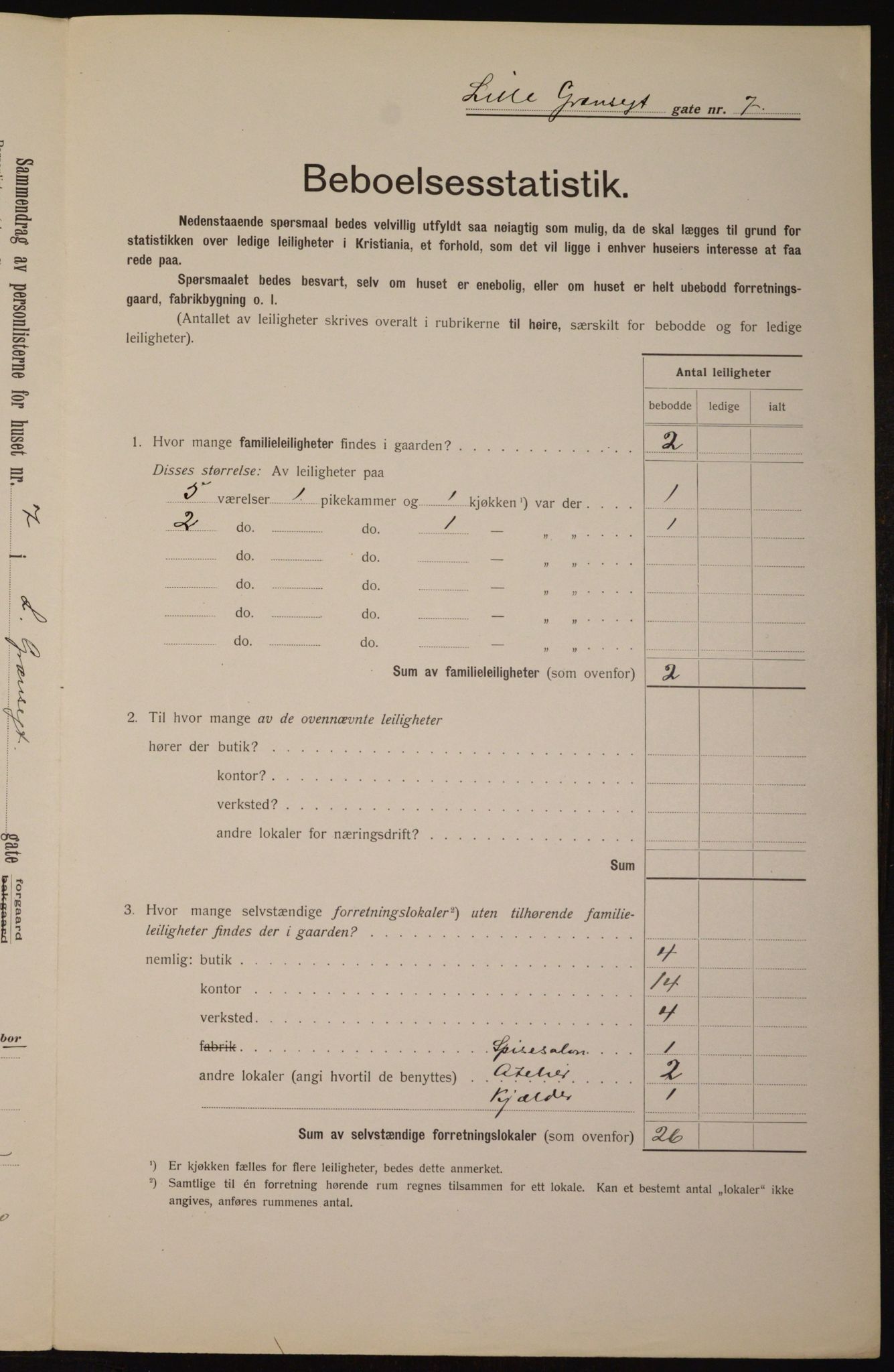 OBA, Municipal Census 1912 for Kristiania, 1912, p. 57909