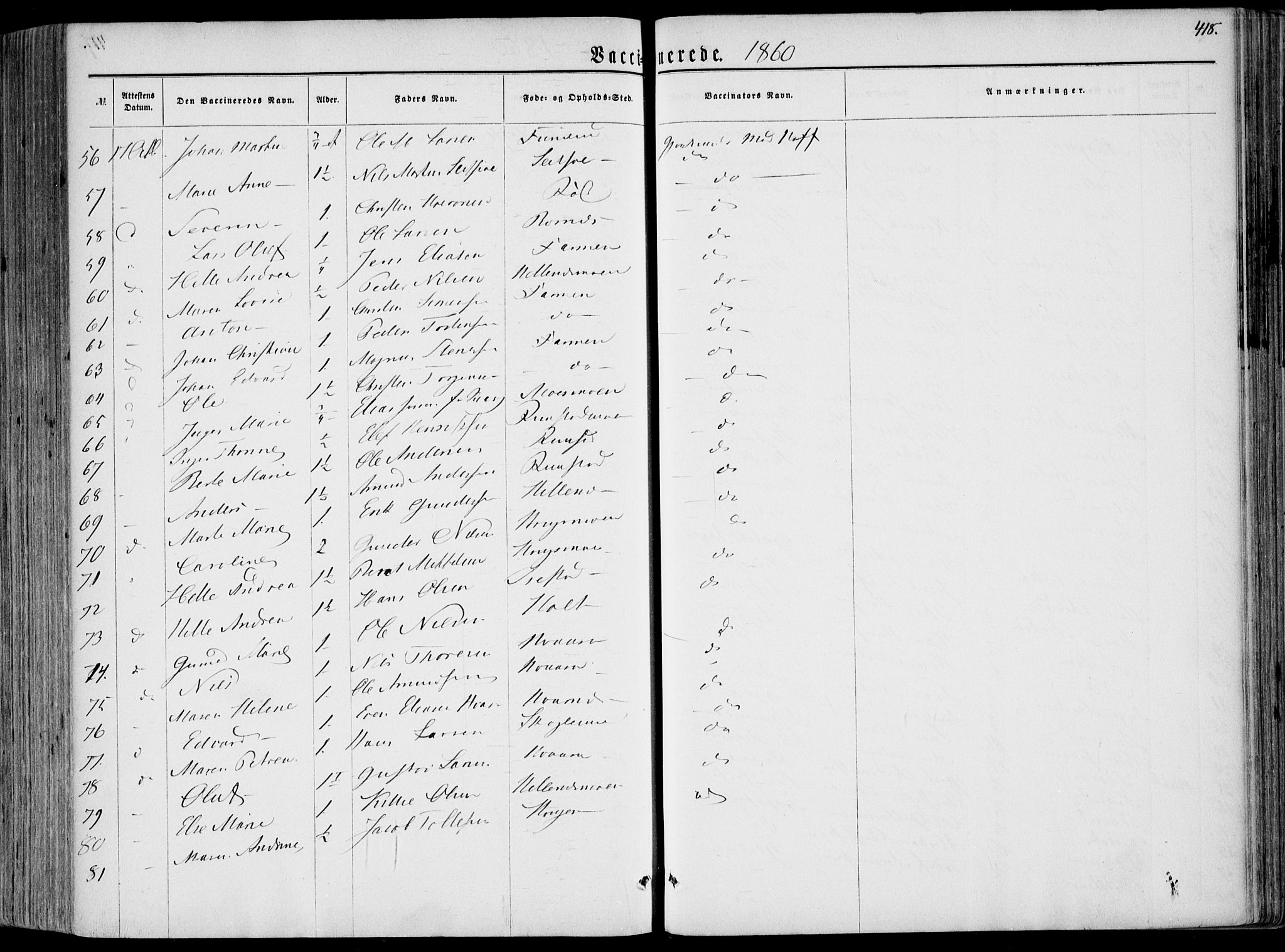 Hedrum kirkebøker, AV/SAKO-A-344/F/Fa/L0007: Parish register (official) no. I 7, 1857-1868, p. 418