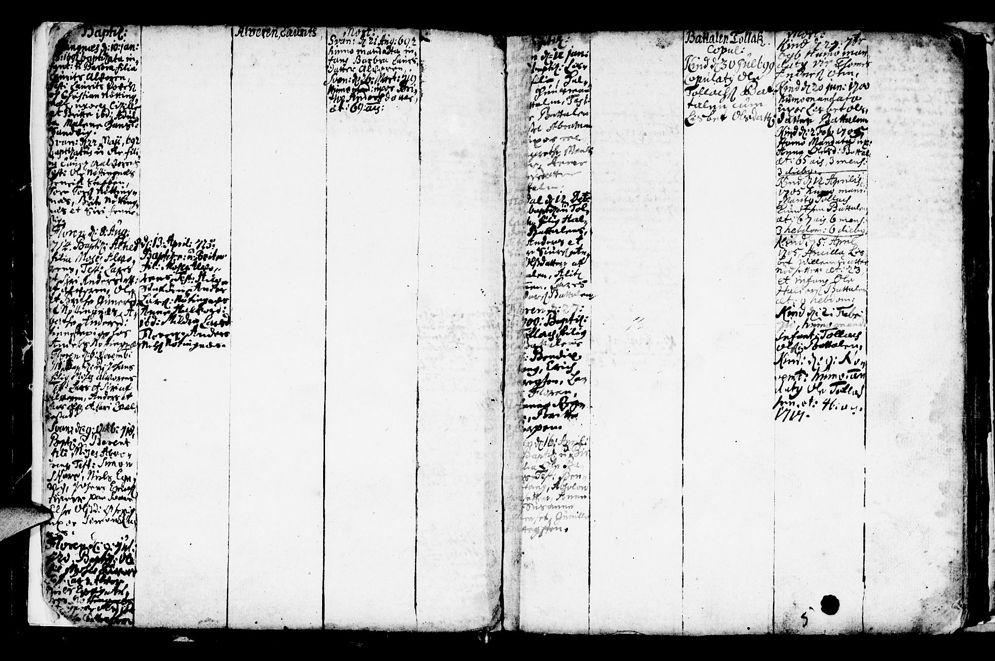 Kinn sokneprestembete, AV/SAB-A-80801/H/Haa/Haaa/L0001: Parish register (official) no. A 1, 1689-1729, p. 5