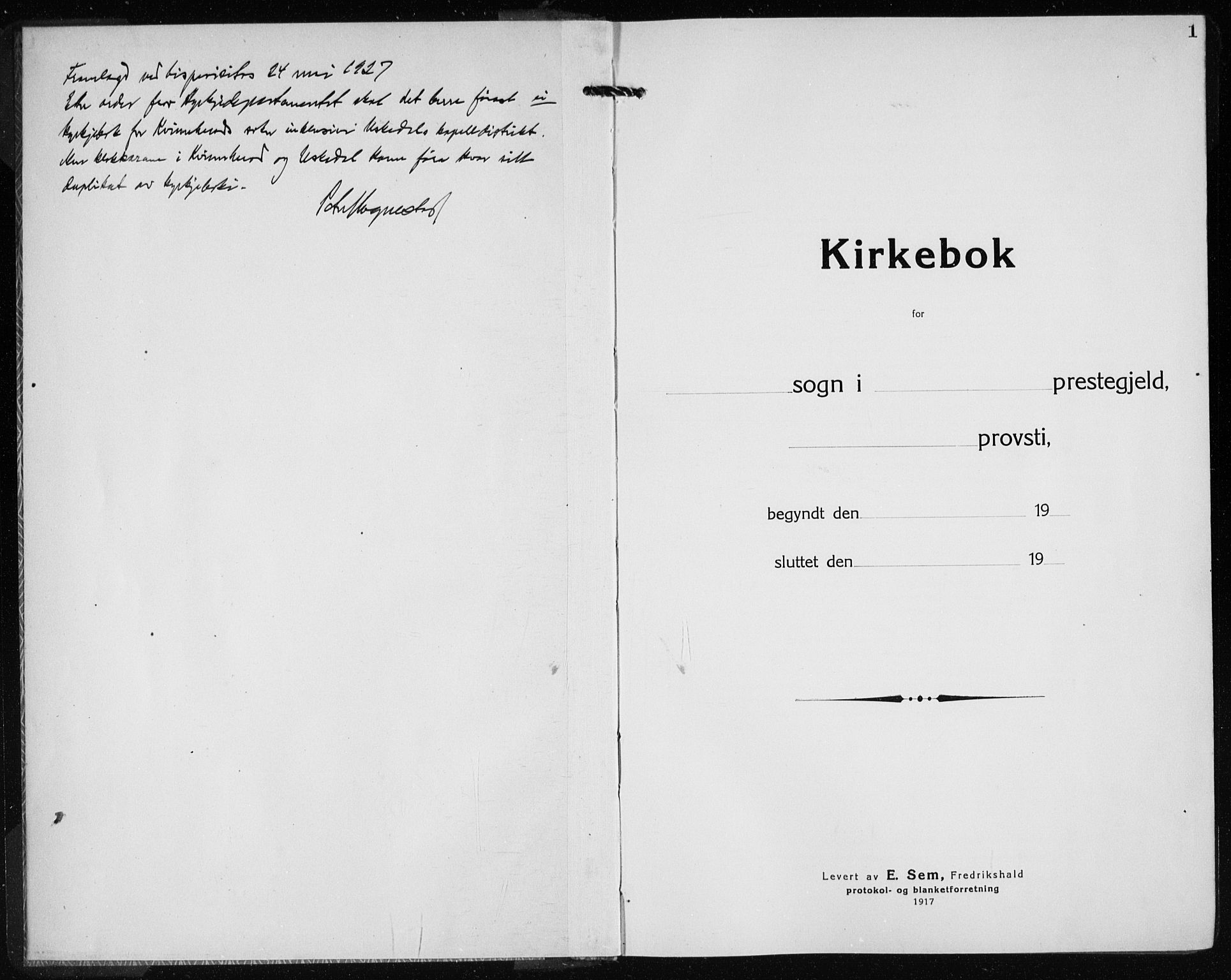 Kvinnherad sokneprestembete, SAB/A-76401/H/Haa: Parish register (official) no. G  1, 1920-1927