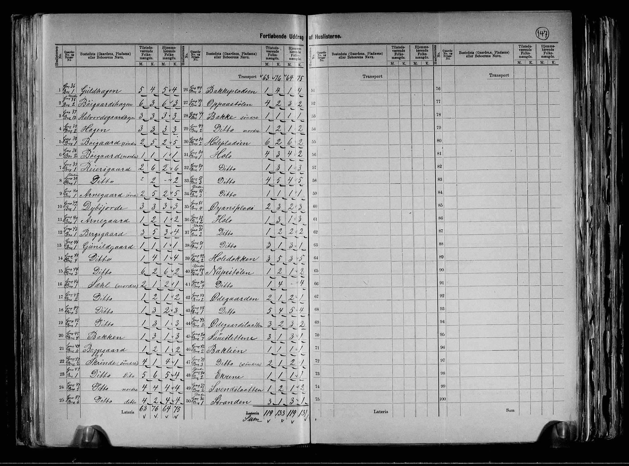 RA, 1891 census for 0619 Ål, 1891, p. 17