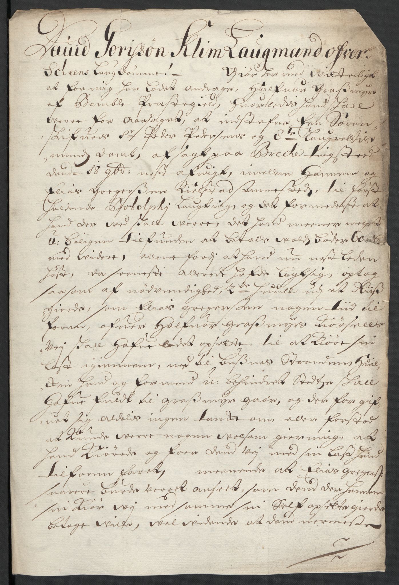 Rentekammeret inntil 1814, Reviderte regnskaper, Fogderegnskap, RA/EA-4092/R36/L2097: Fogderegnskap Øvre og Nedre Telemark og Bamble, 1697, p. 49
