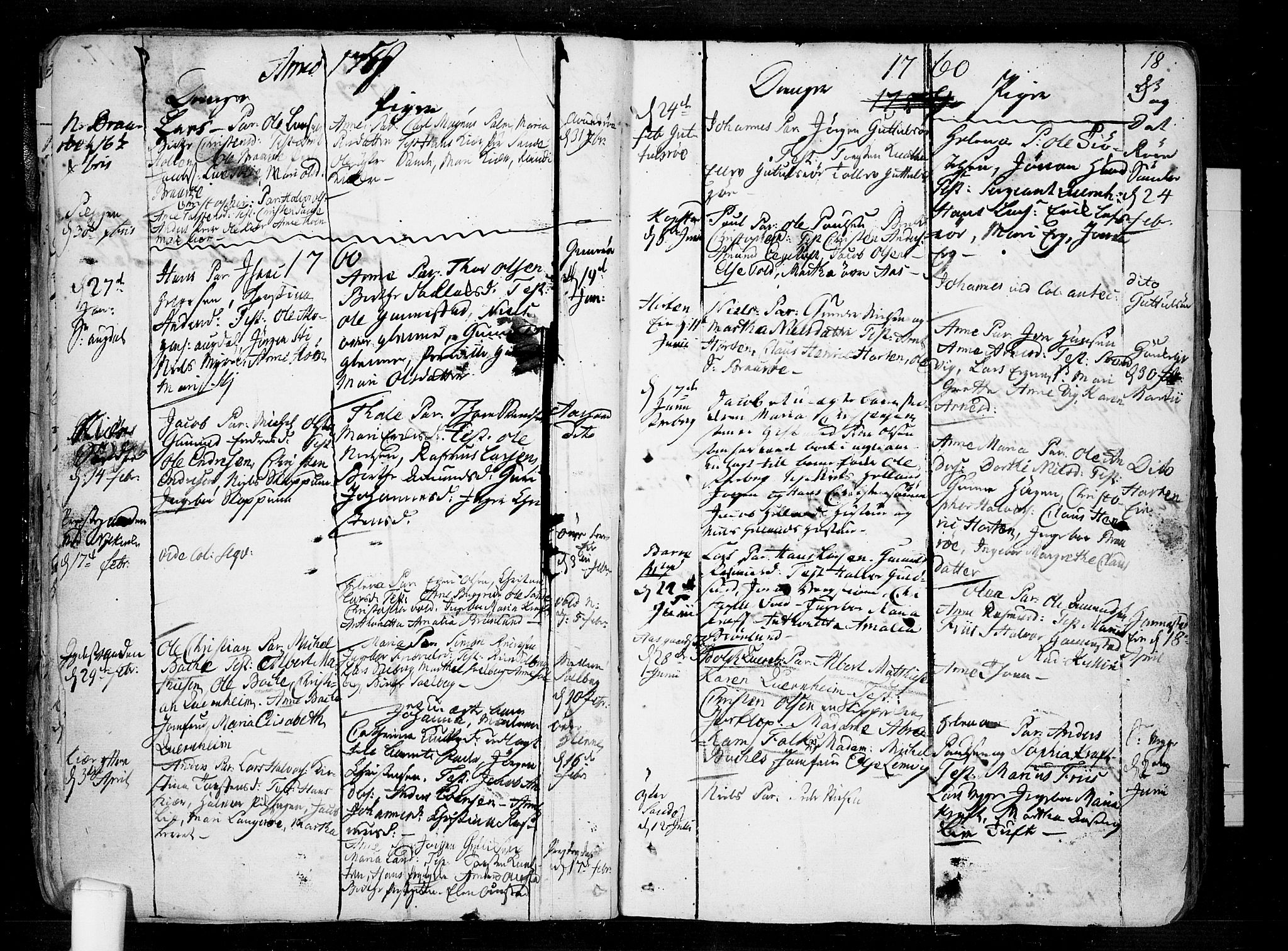 Borre kirkebøker, SAKO/A-338/F/Fa/L0002: Parish register (official) no. I 2, 1752-1806, p. 18