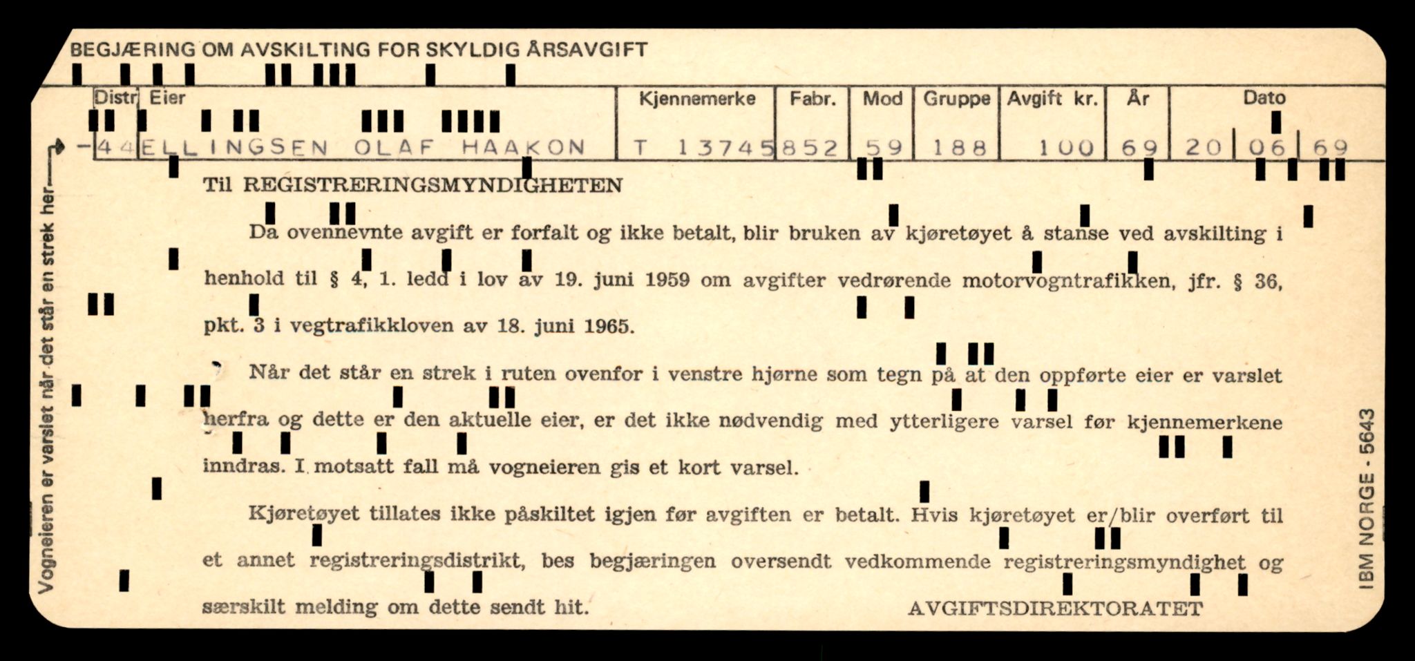 Møre og Romsdal vegkontor - Ålesund trafikkstasjon, AV/SAT-A-4099/F/Fe/L0041: Registreringskort for kjøretøy T 13710 - T 13905, 1927-1998, p. 627