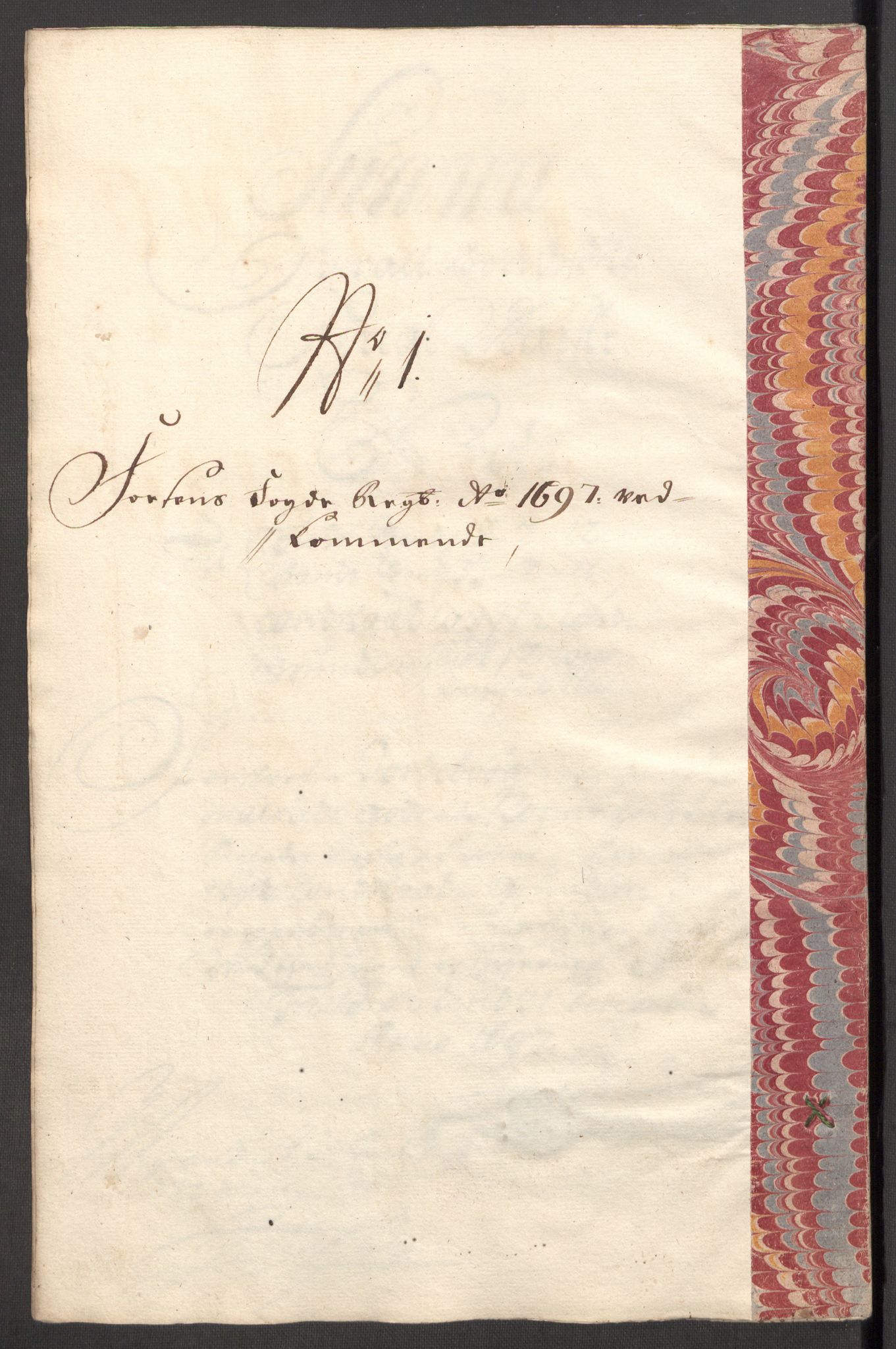 Rentekammeret inntil 1814, Reviderte regnskaper, Fogderegnskap, RA/EA-4092/R57/L3852: Fogderegnskap Fosen, 1697, p. 19