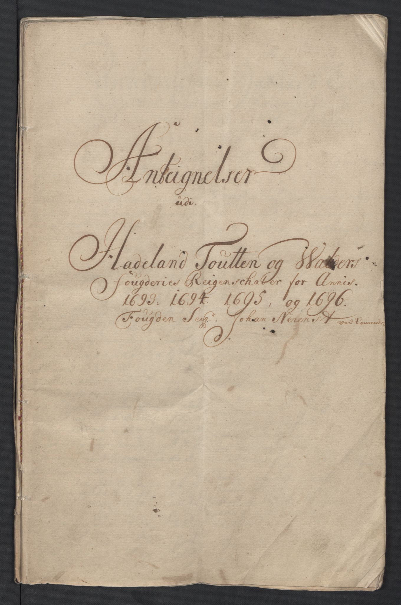 Rentekammeret inntil 1814, Reviderte regnskaper, Fogderegnskap, AV/RA-EA-4092/R18/L1294: Fogderegnskap Hadeland, Toten og Valdres, 1696, p. 201