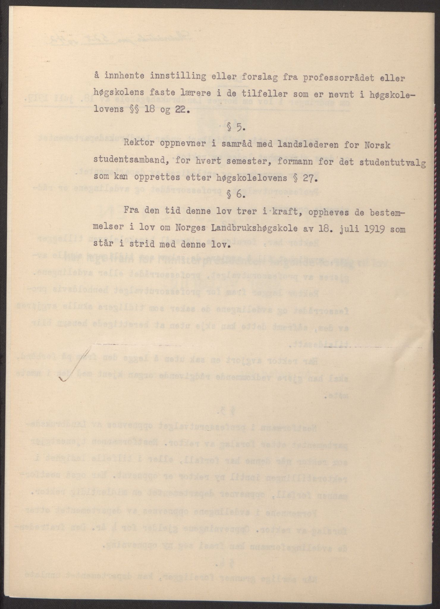 NS-administrasjonen 1940-1945 (Statsrådsekretariatet, de kommisariske statsråder mm), RA/S-4279/D/Db/L0098: Lover II, 1942, p. 31