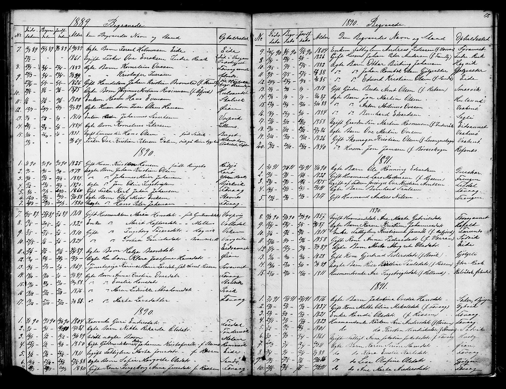 Ministerialprotokoller, klokkerbøker og fødselsregistre - Sør-Trøndelag, SAT/A-1456/653/L0657: Parish register (copy) no. 653C01, 1866-1893, p. 72